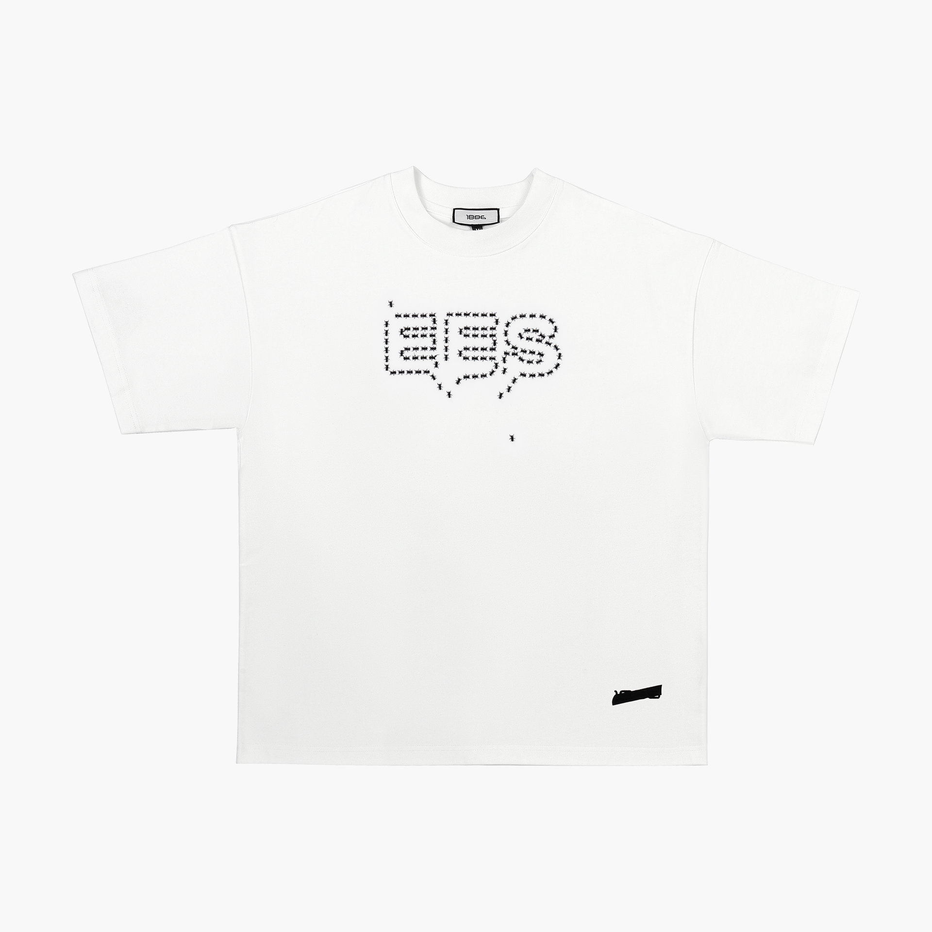 Women's White EES Ant Trail T-Shirt by 1886