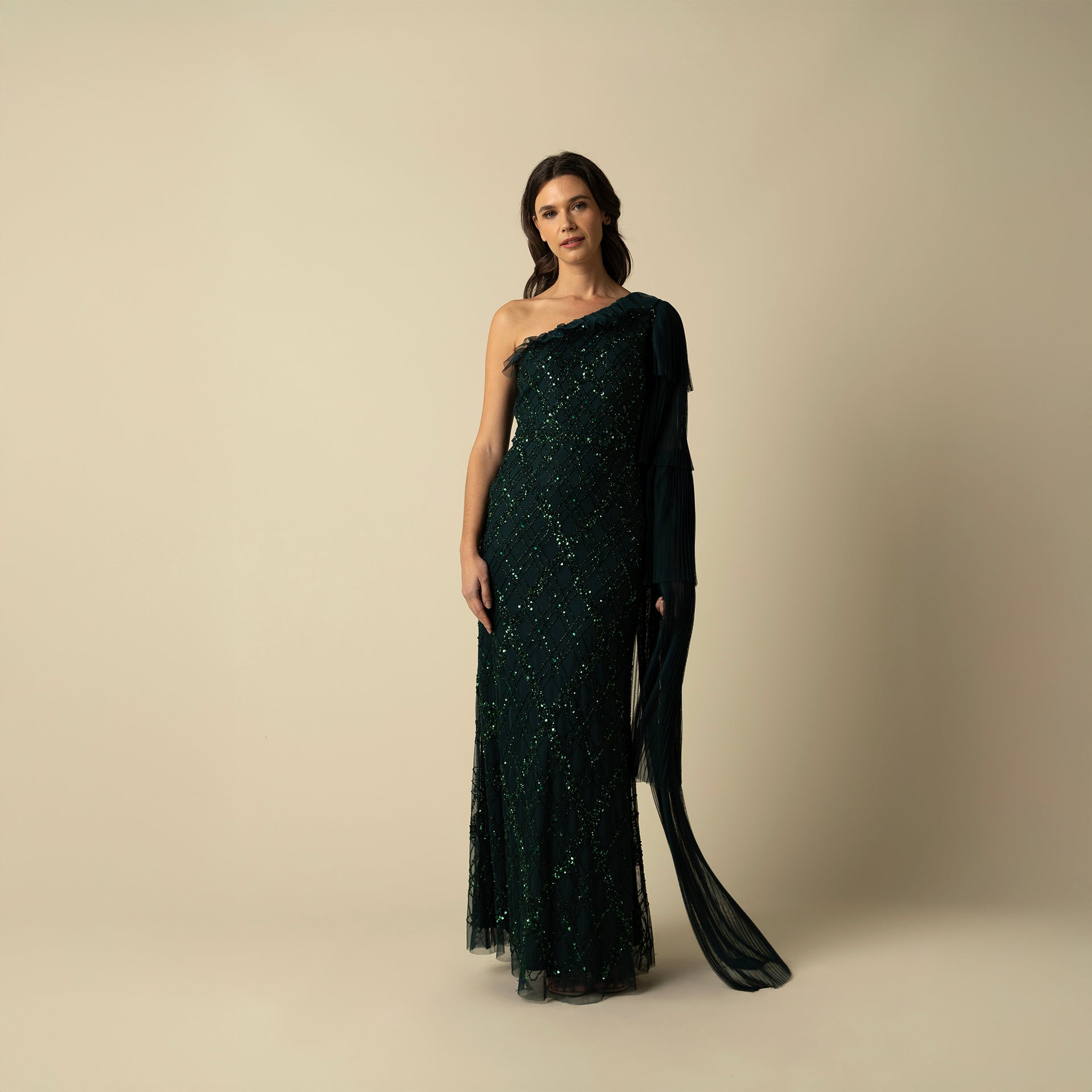 Green Leilani Gown by Raishma