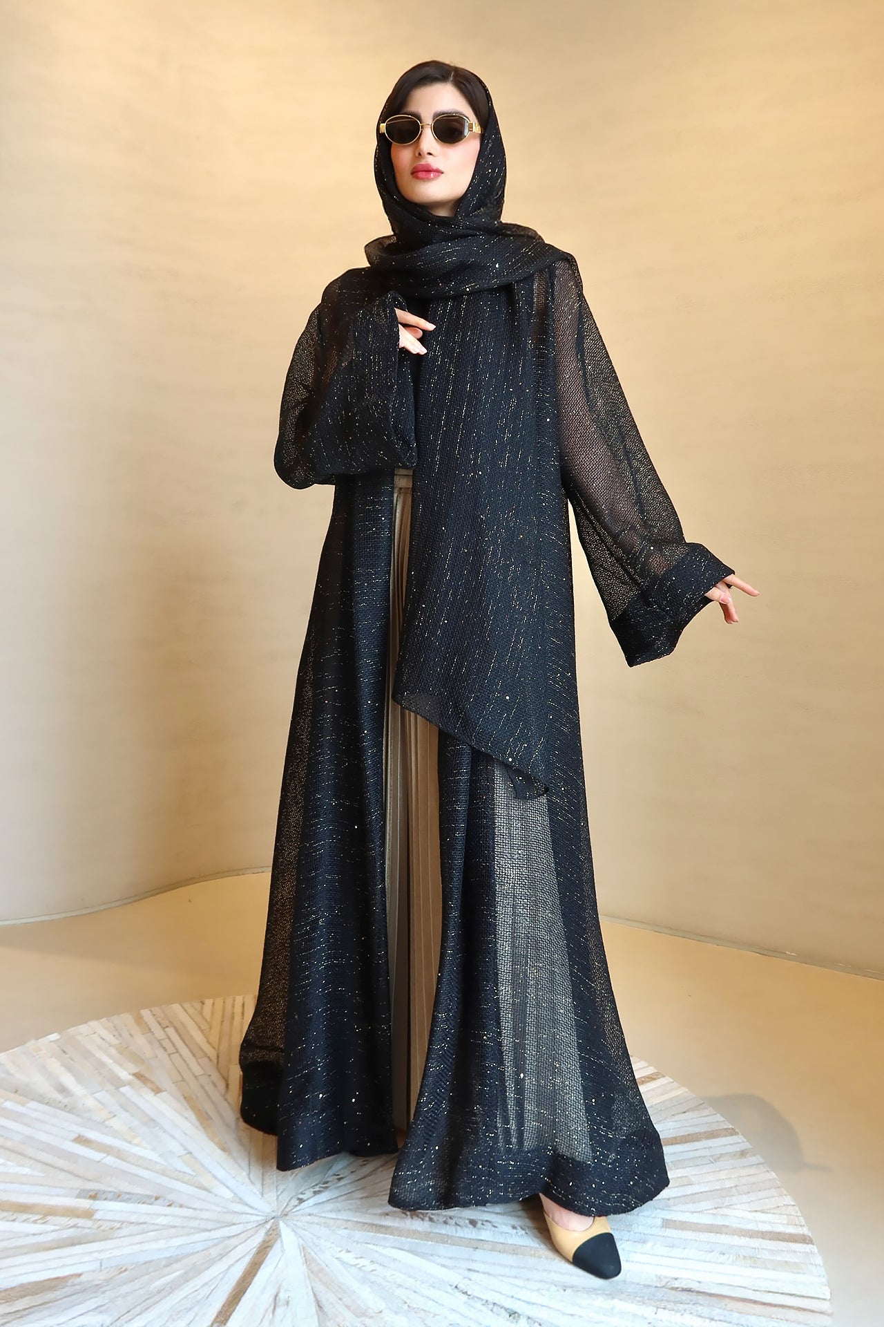 Black Shine Abaya by F.Lounge