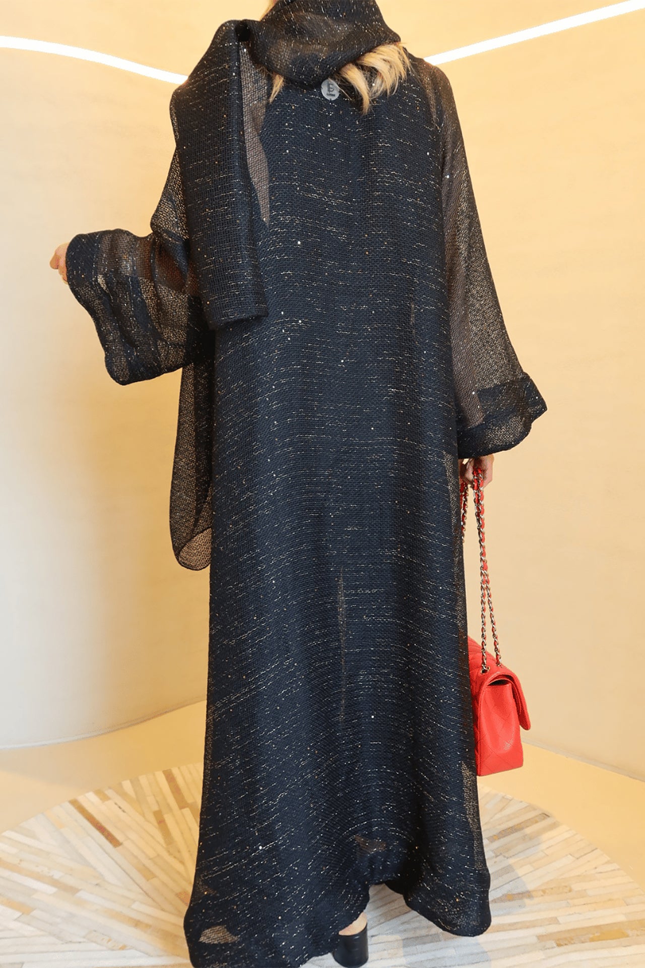 Black Shine Abaya by F.Lounge