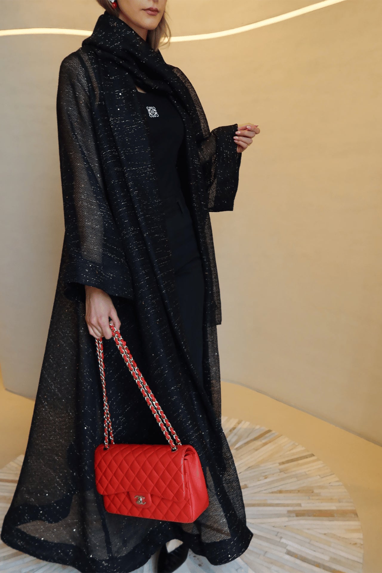 Black Shine Abaya by F.Lounge