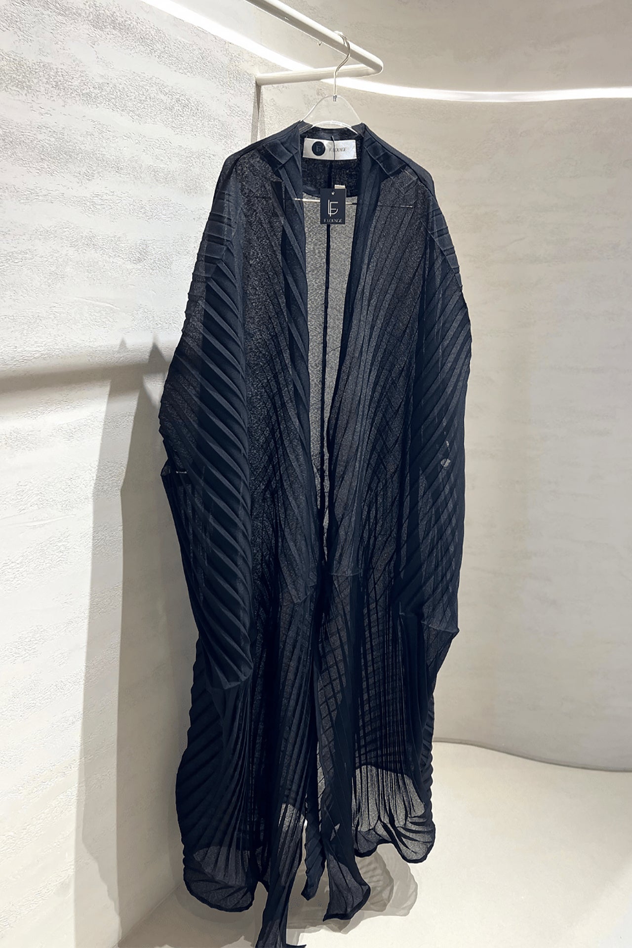 Black Spider Silk Abaya by F.Lounge