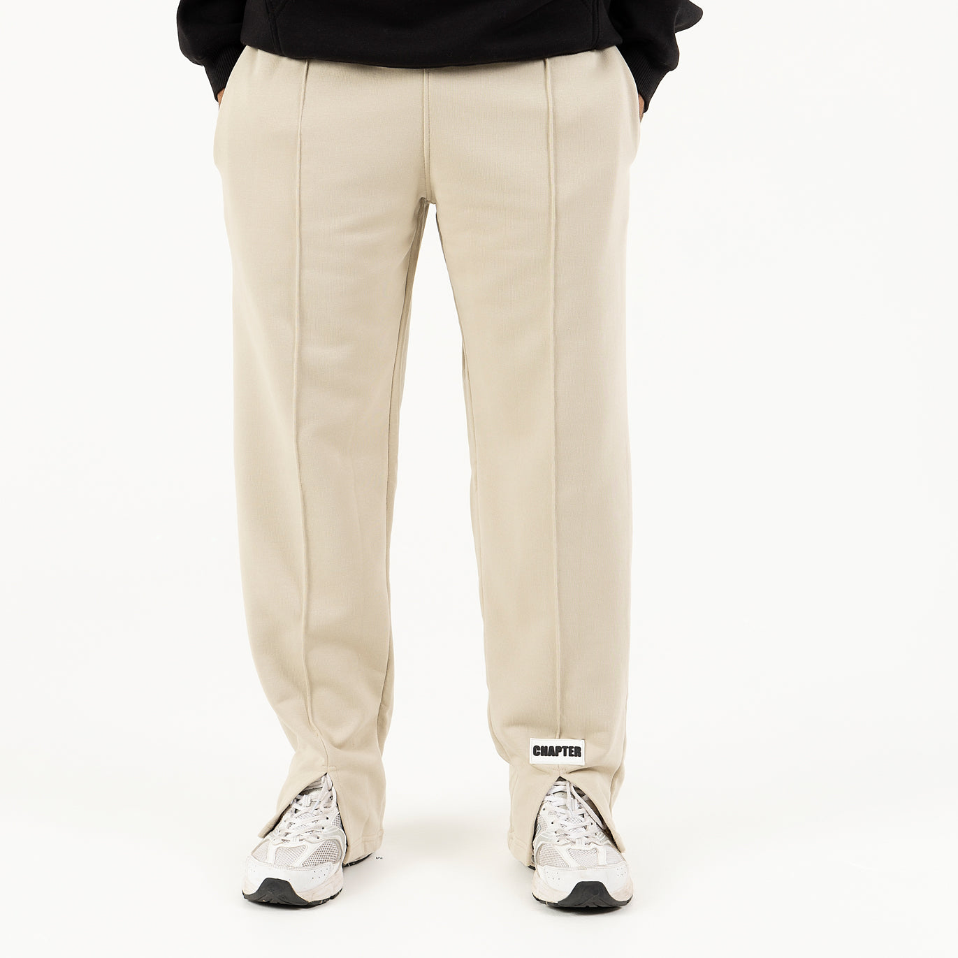 Beige Wide Sweatpants By Chapter