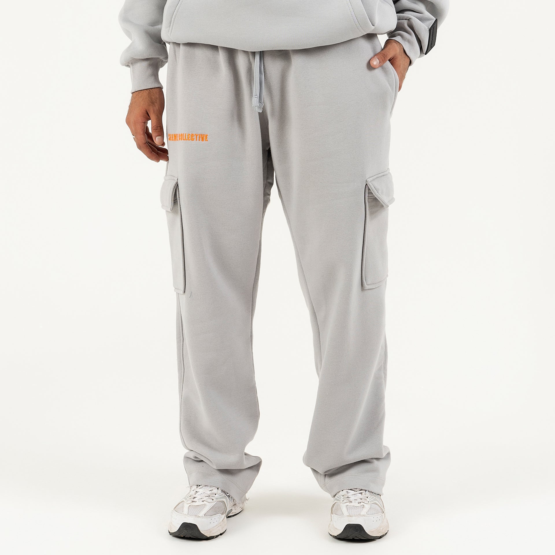 Unisex Light Gray SC Sweatpants by Seemly