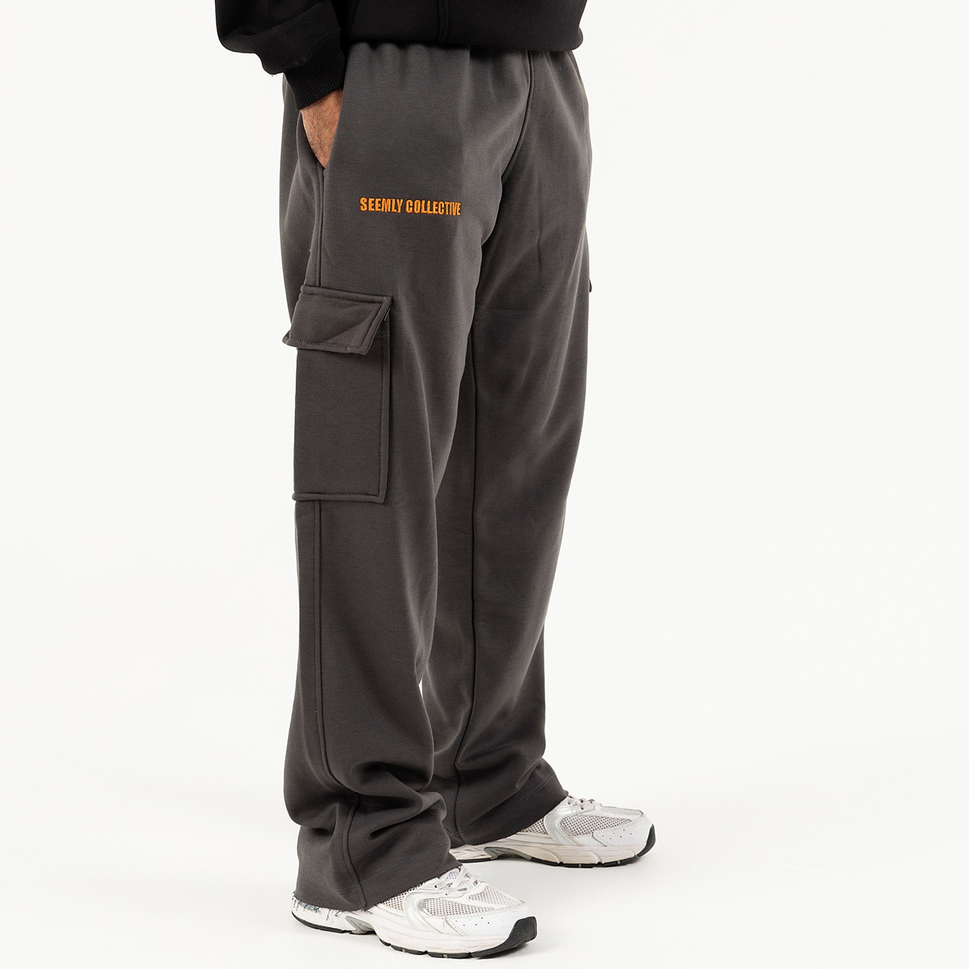 Unisex Drak Gray SC Sweatpants by Seemly