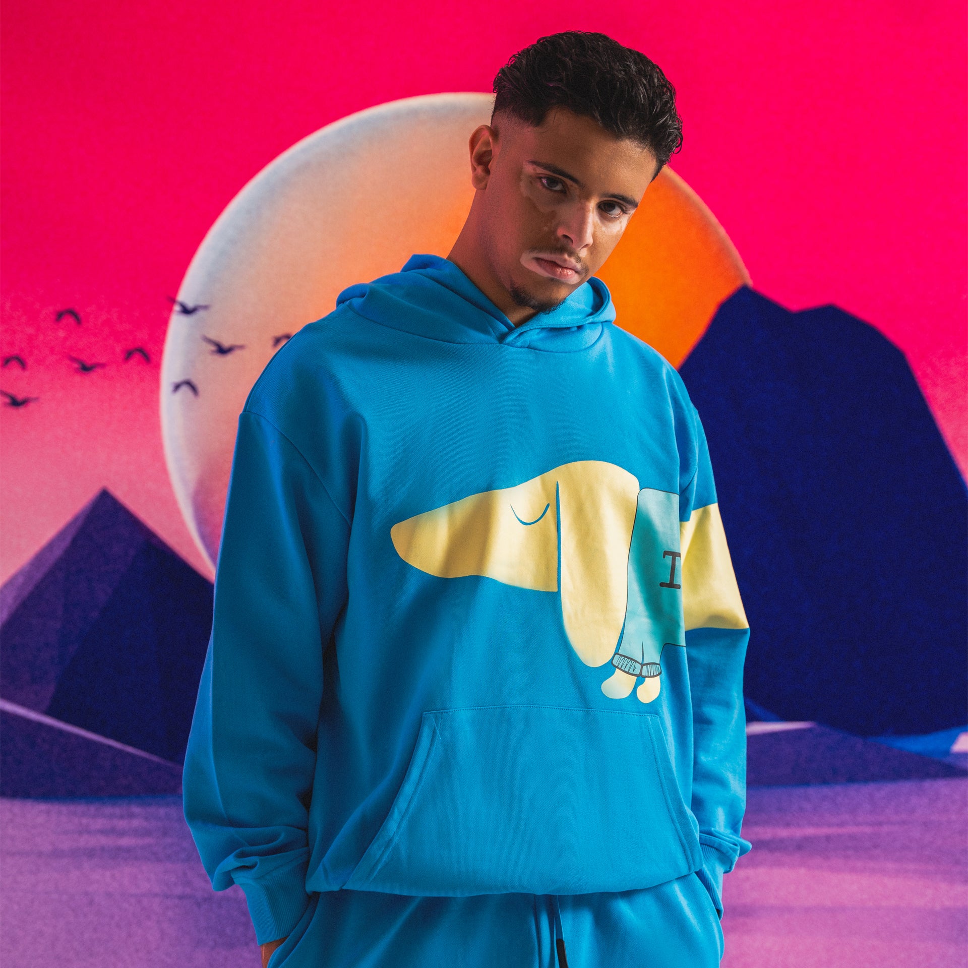 Blue "Dog" Tracksuit by Triple Four