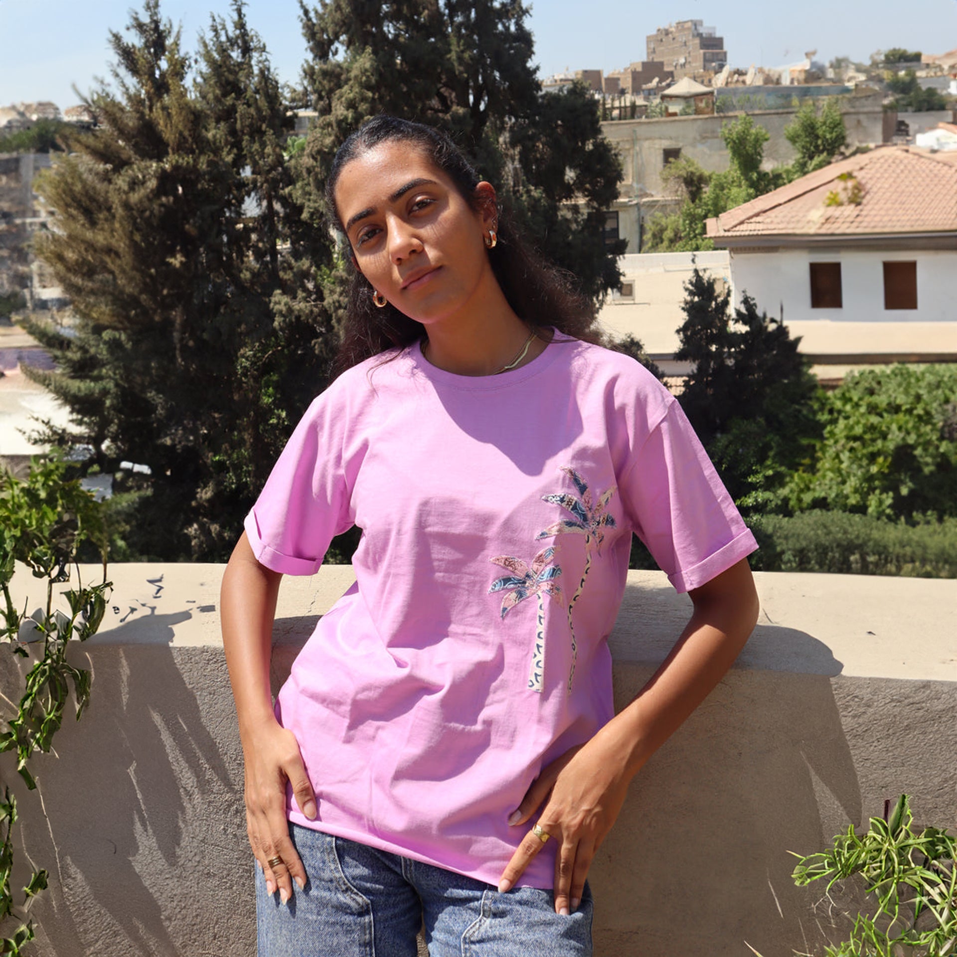 Nakhili T-shirt in Lavender by FUFA