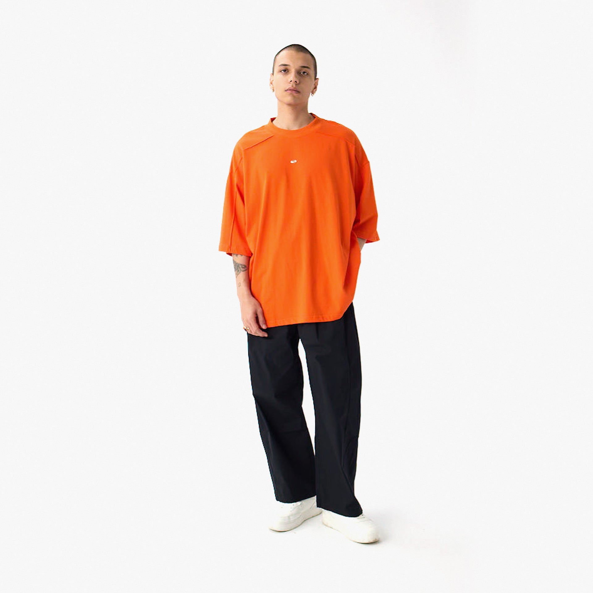 Orange Oversized T-shirt From Triple Four