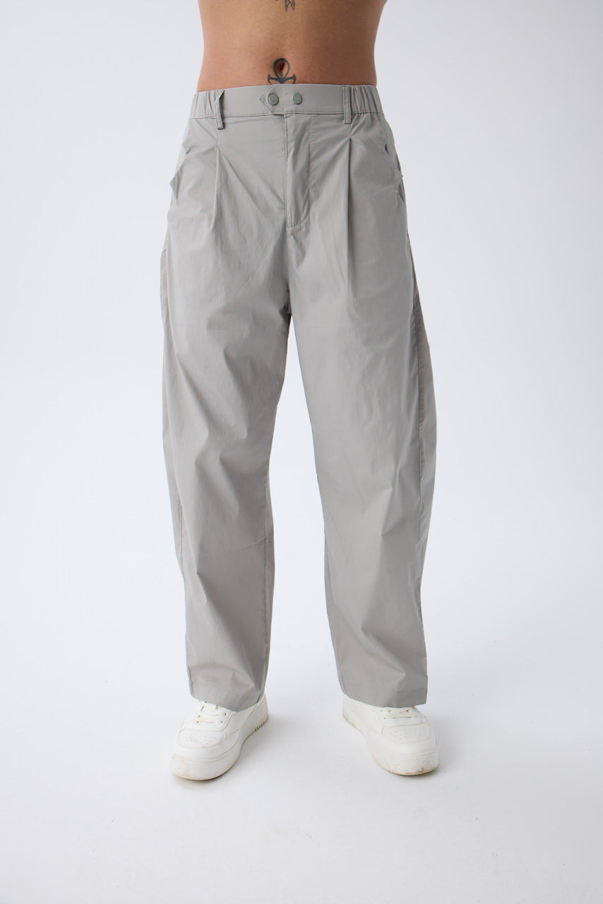 Light Gray Classic Pants From Triple Four