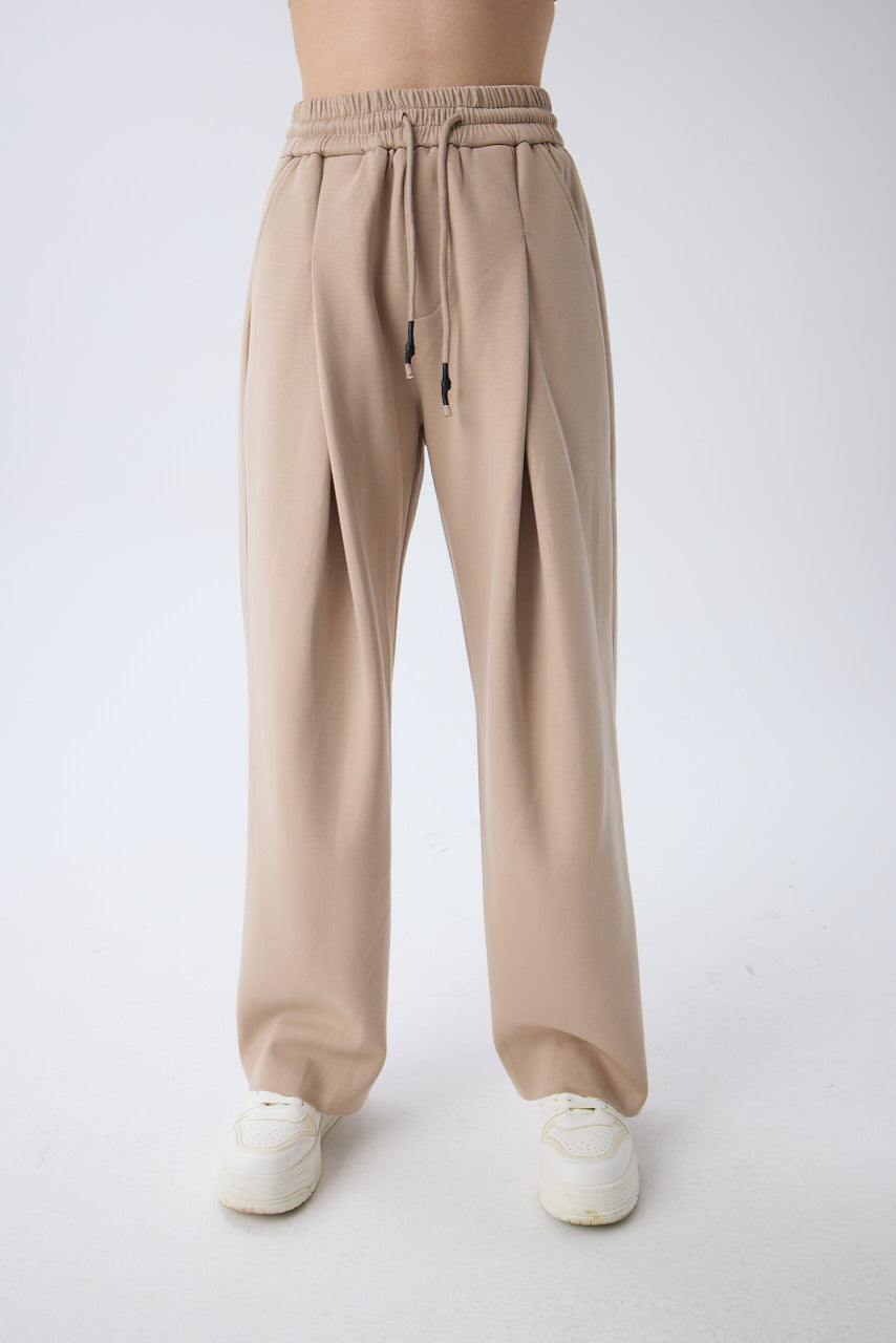 Beige Sweatpants From Triple Four