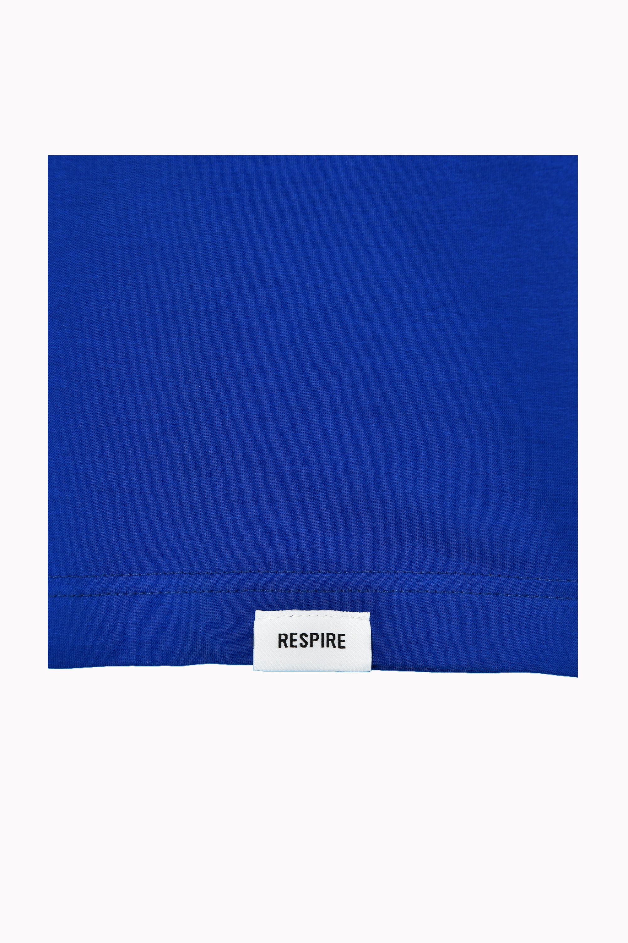 Men Blue Plain T-Shirt by WECRE8