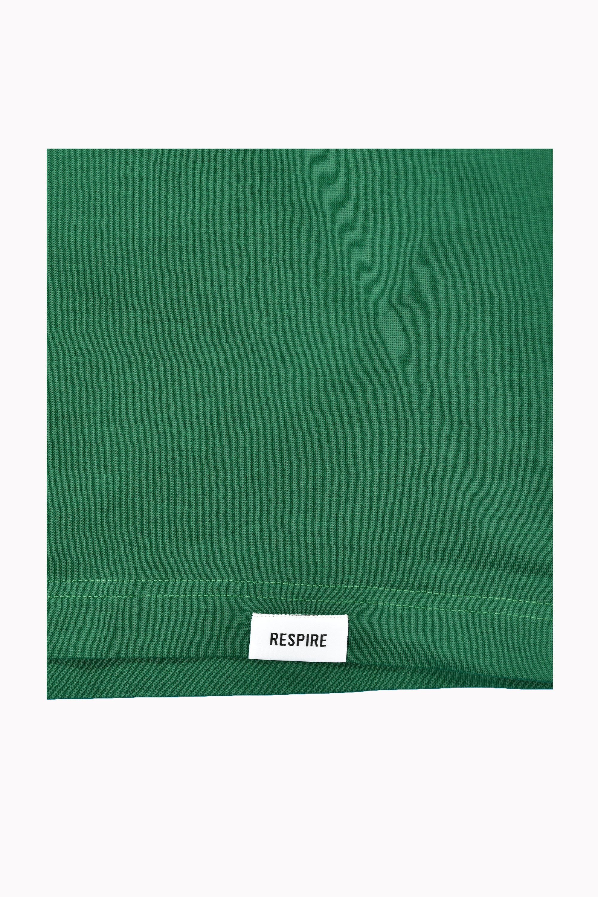 Men Green "Symphony" T-shirt by WECRE8