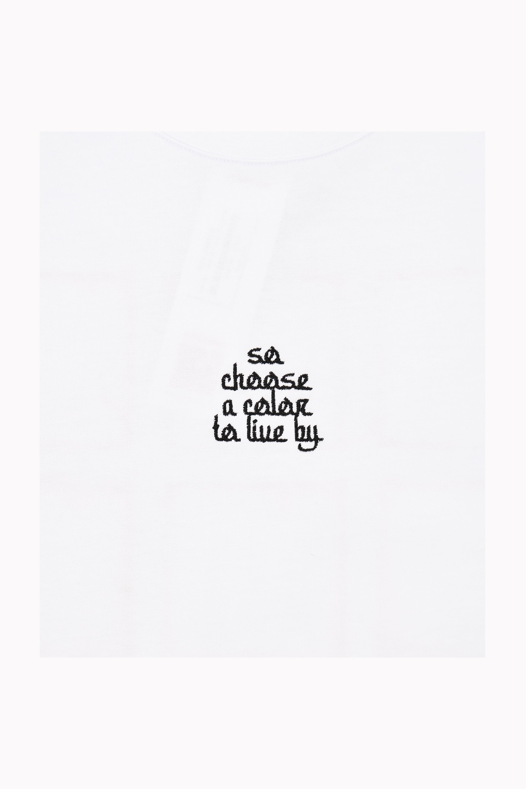 Men White Vibrant Graphic T-Shirt by WECRE8