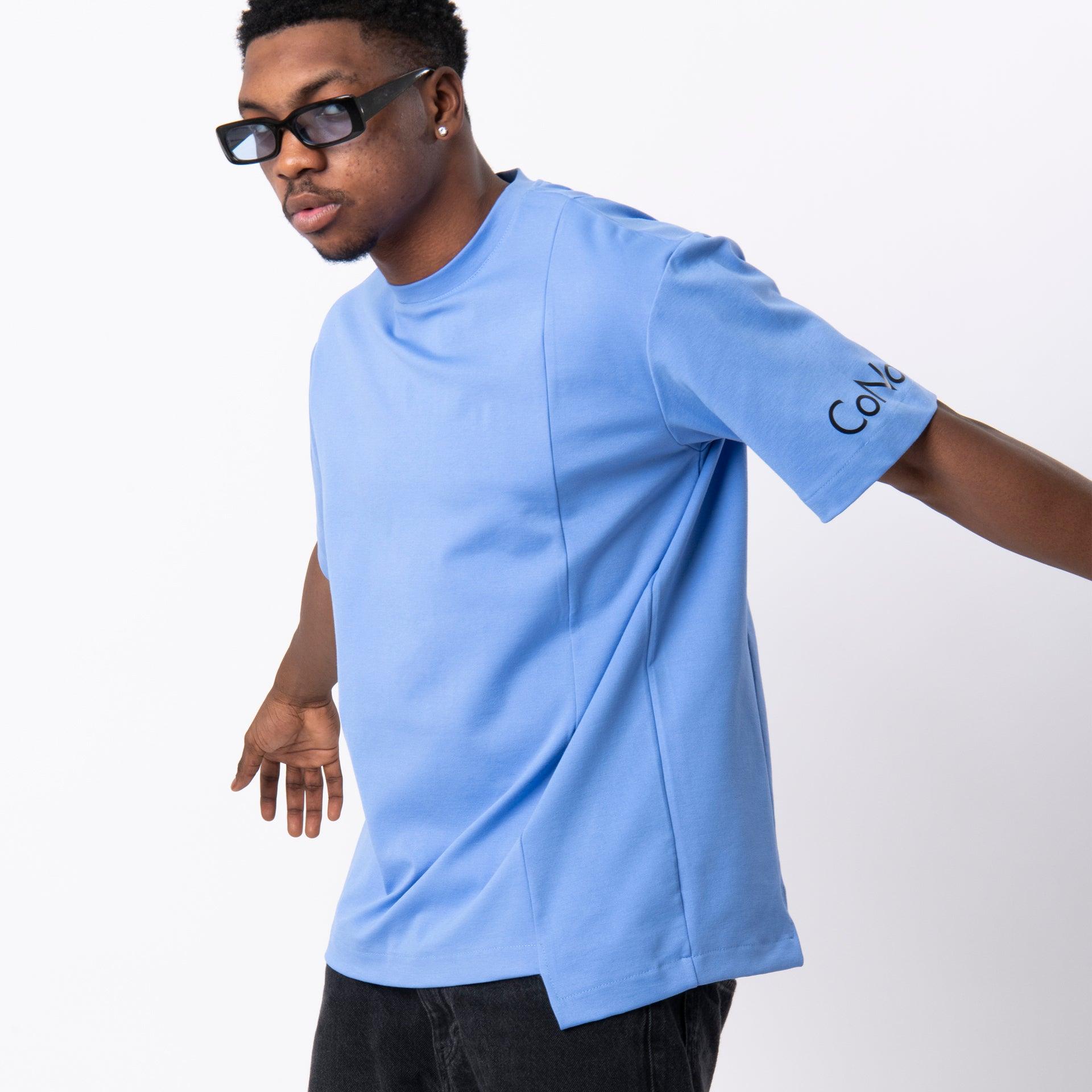 Baby Blue Classic Design T-Shirt From Cono - WECRE8