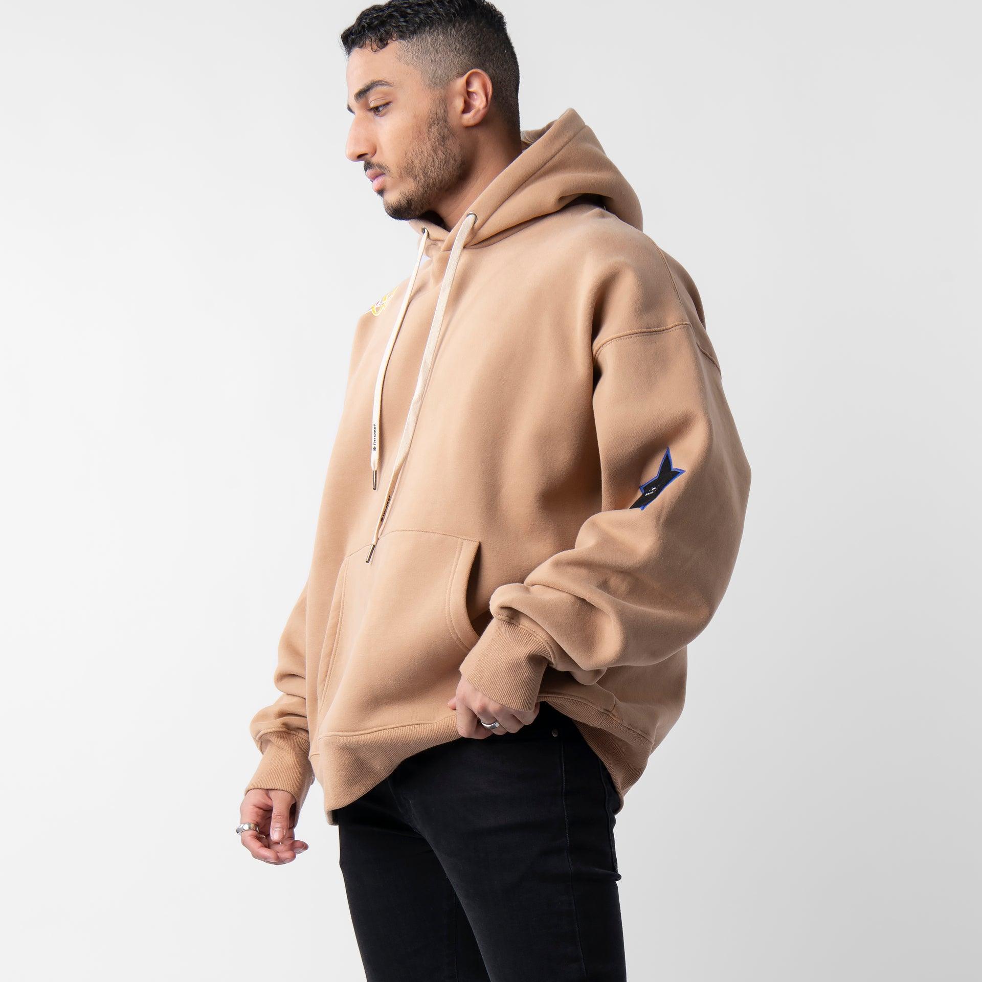 Beige Classic Hoodie From I'm West - WECRE8