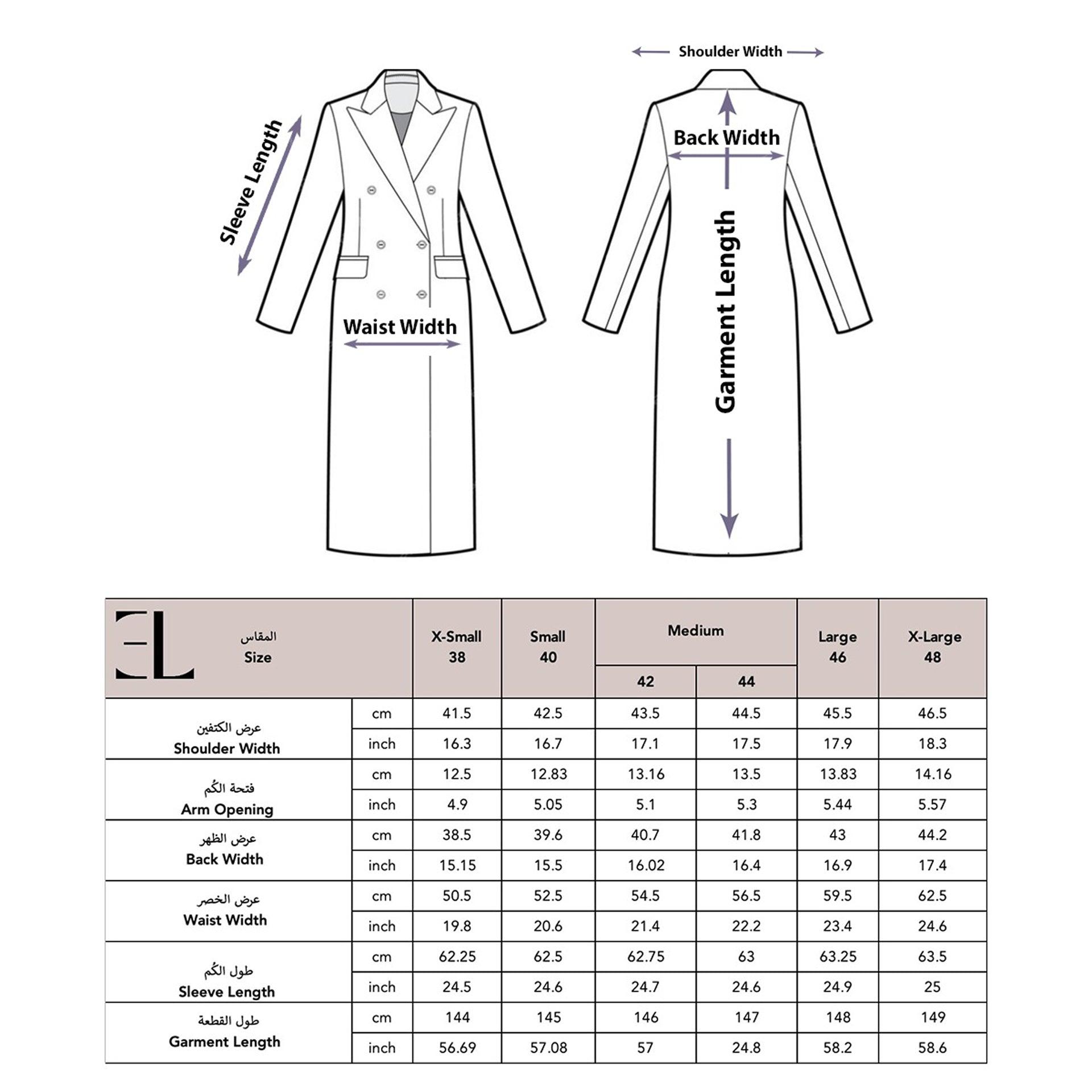 Beige Crepe Suit Abaya From Elanove - WECRE8