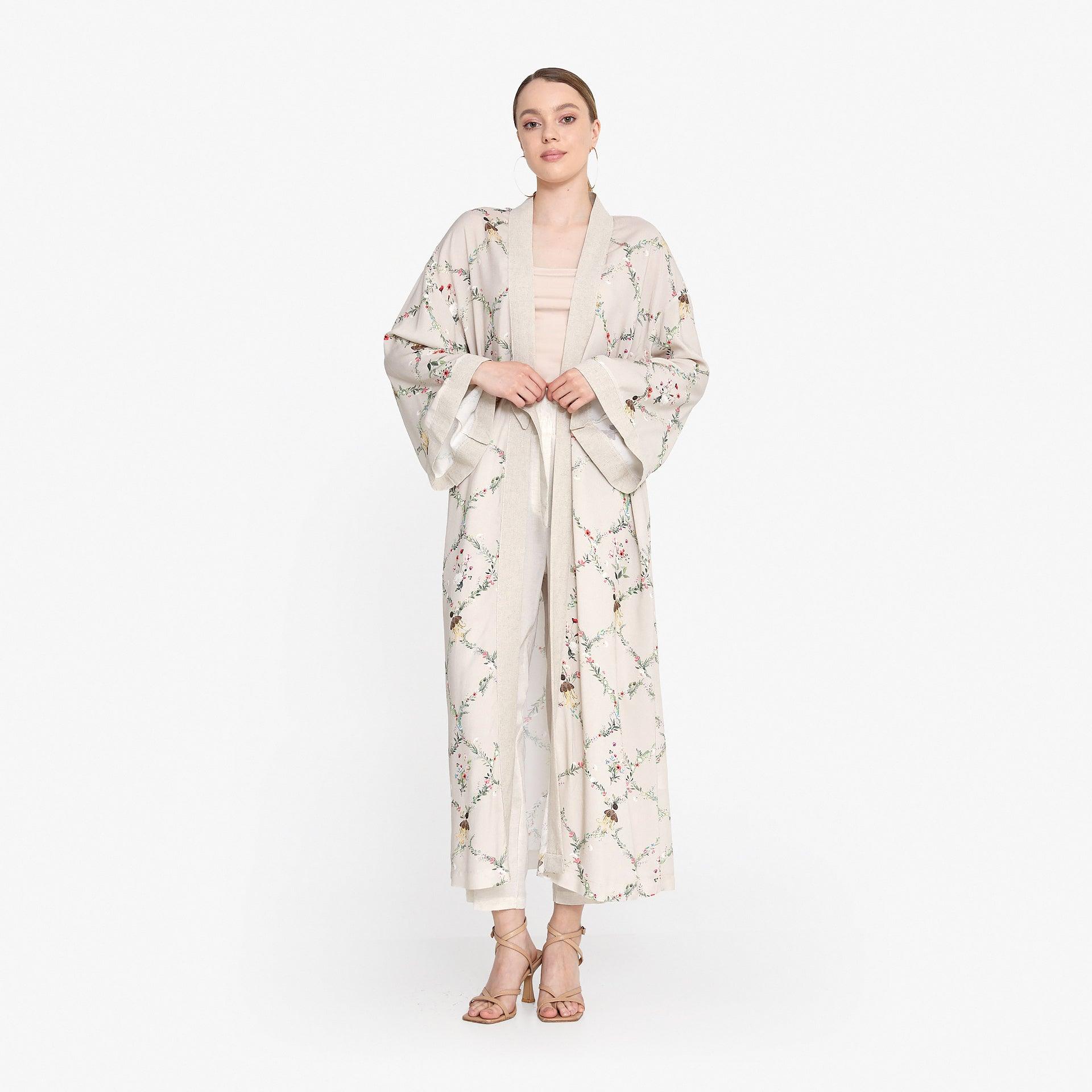 Beige Kimono By Wecre8 - WECRE8