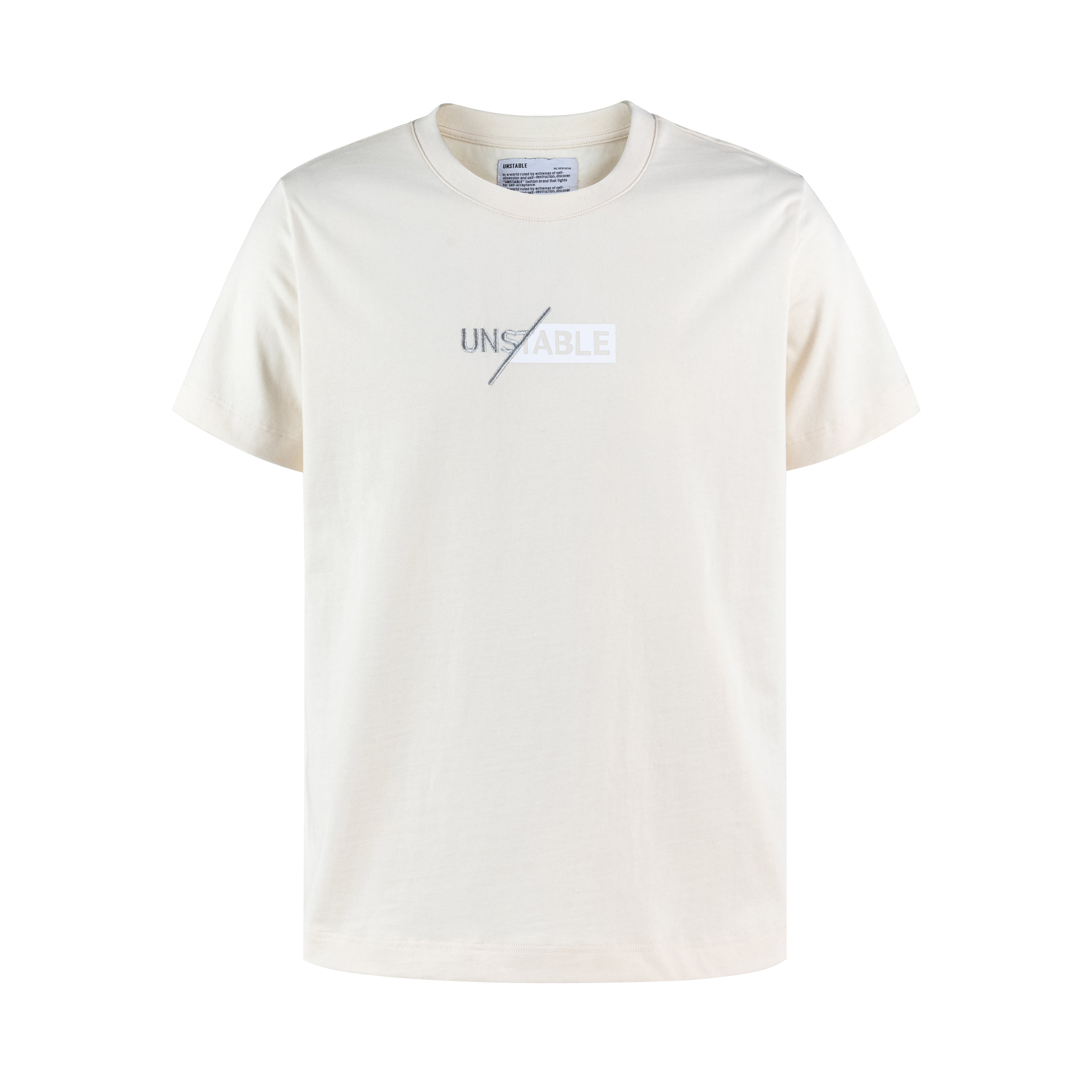 Beige Logo T-shirt From Unstable - WECRE8