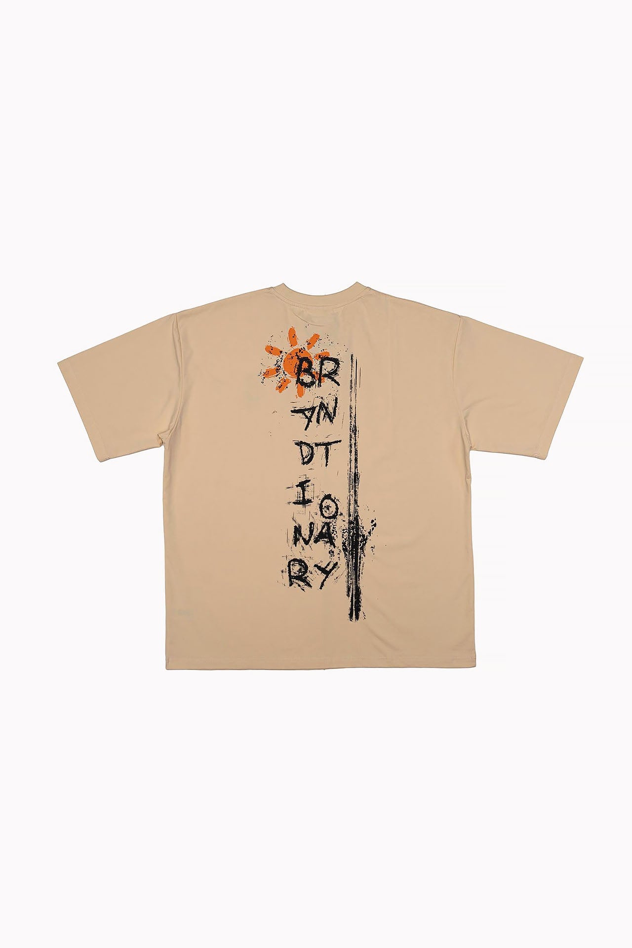 Beige T-shirt "Scratch Summer" by Brandtionary