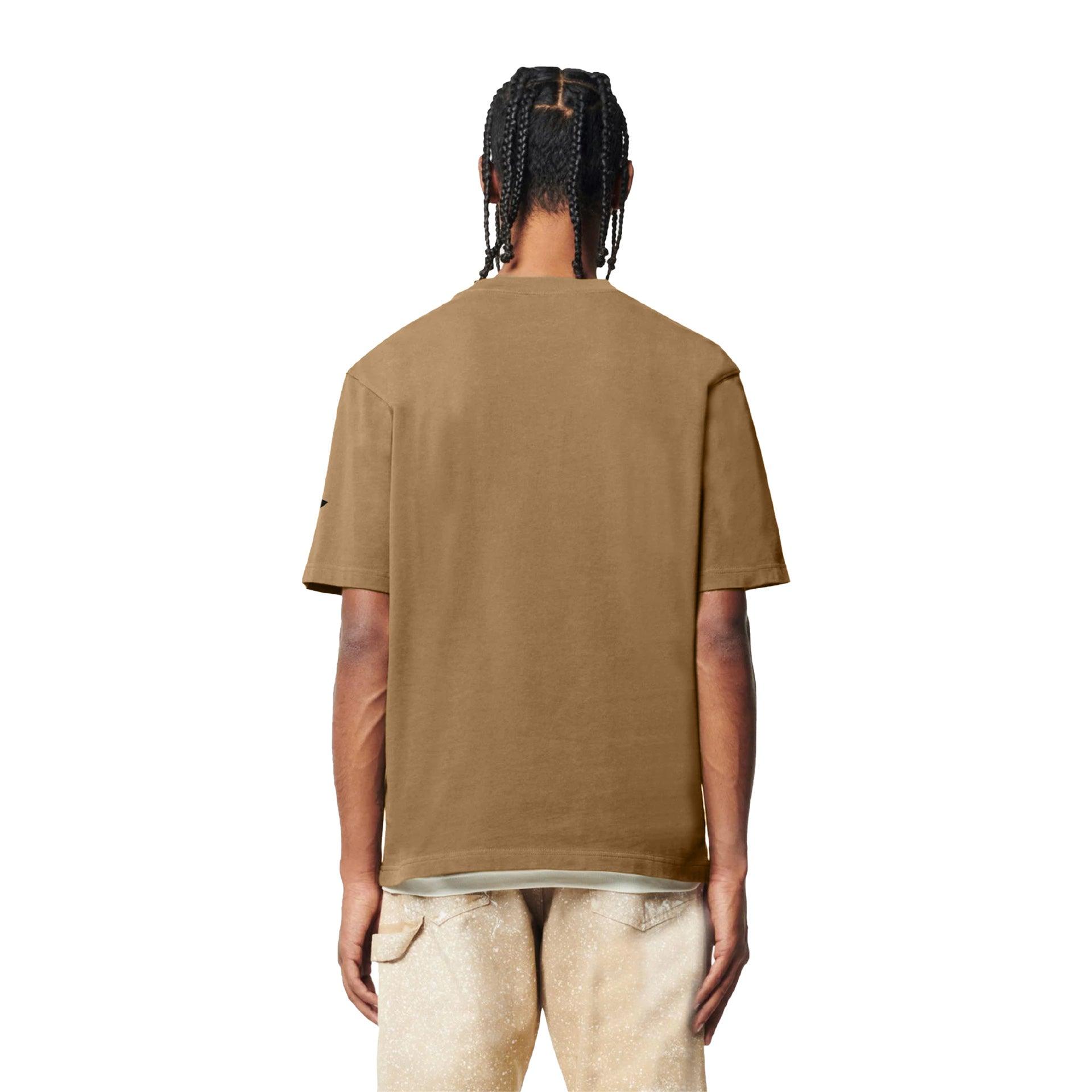 Beige T-shirt With a Front Print From I'm West - WECRE8