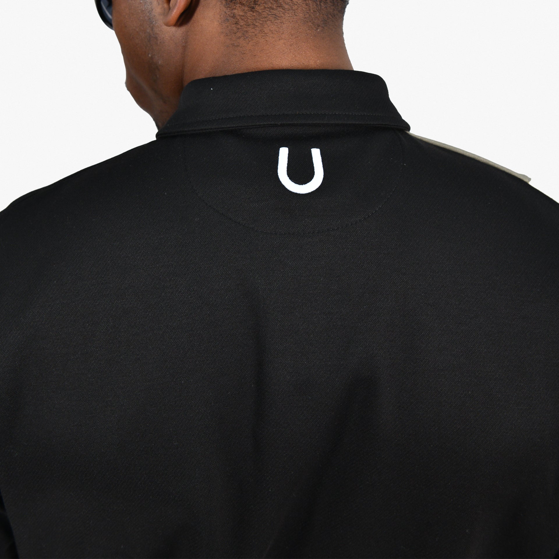 Black & Gray Polo Shirt From Unisi - WECRE8