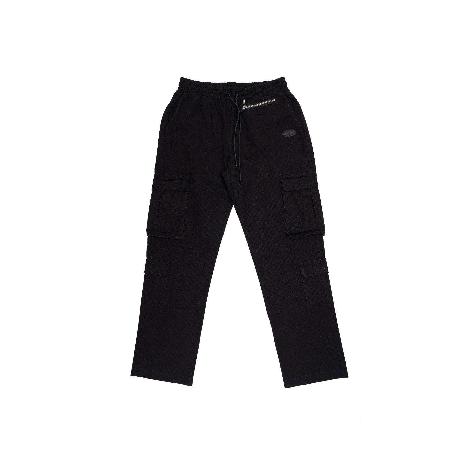 Black Cargo Pants by Brandtionary - WECRE8