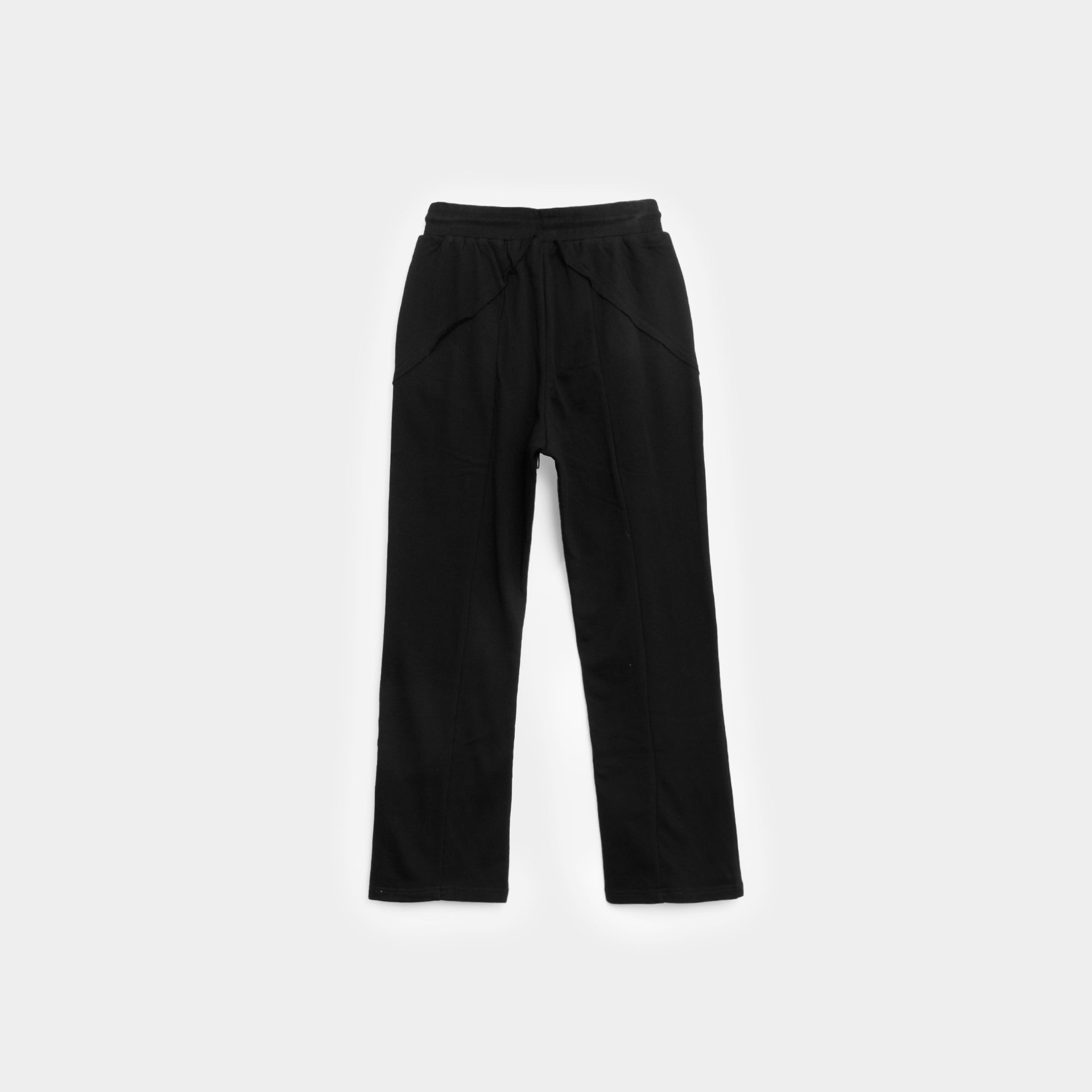 Black cotton flared trousers From Invert - WECRE8