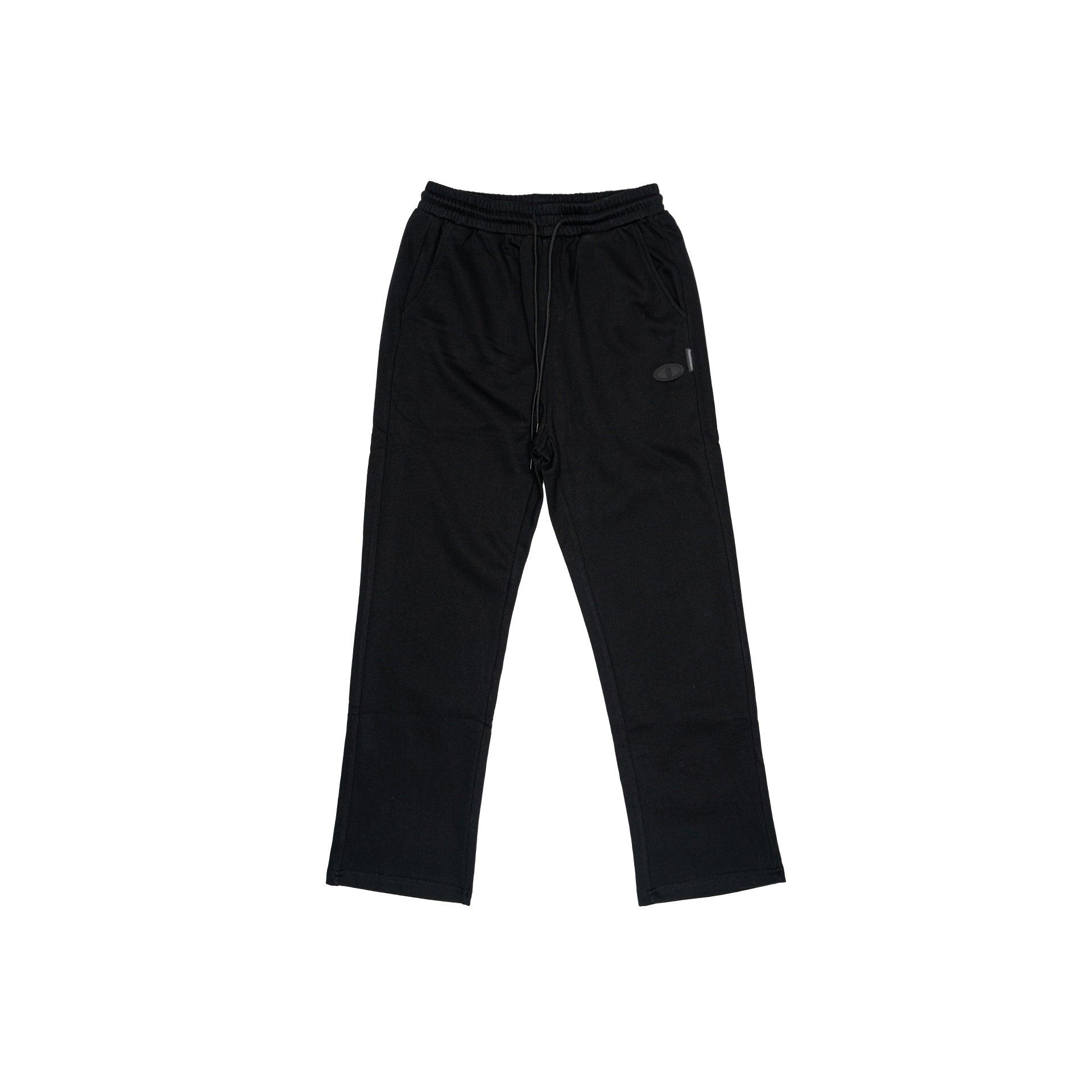 Black Cotton Sweatpants by Brandtionary - WECRE8