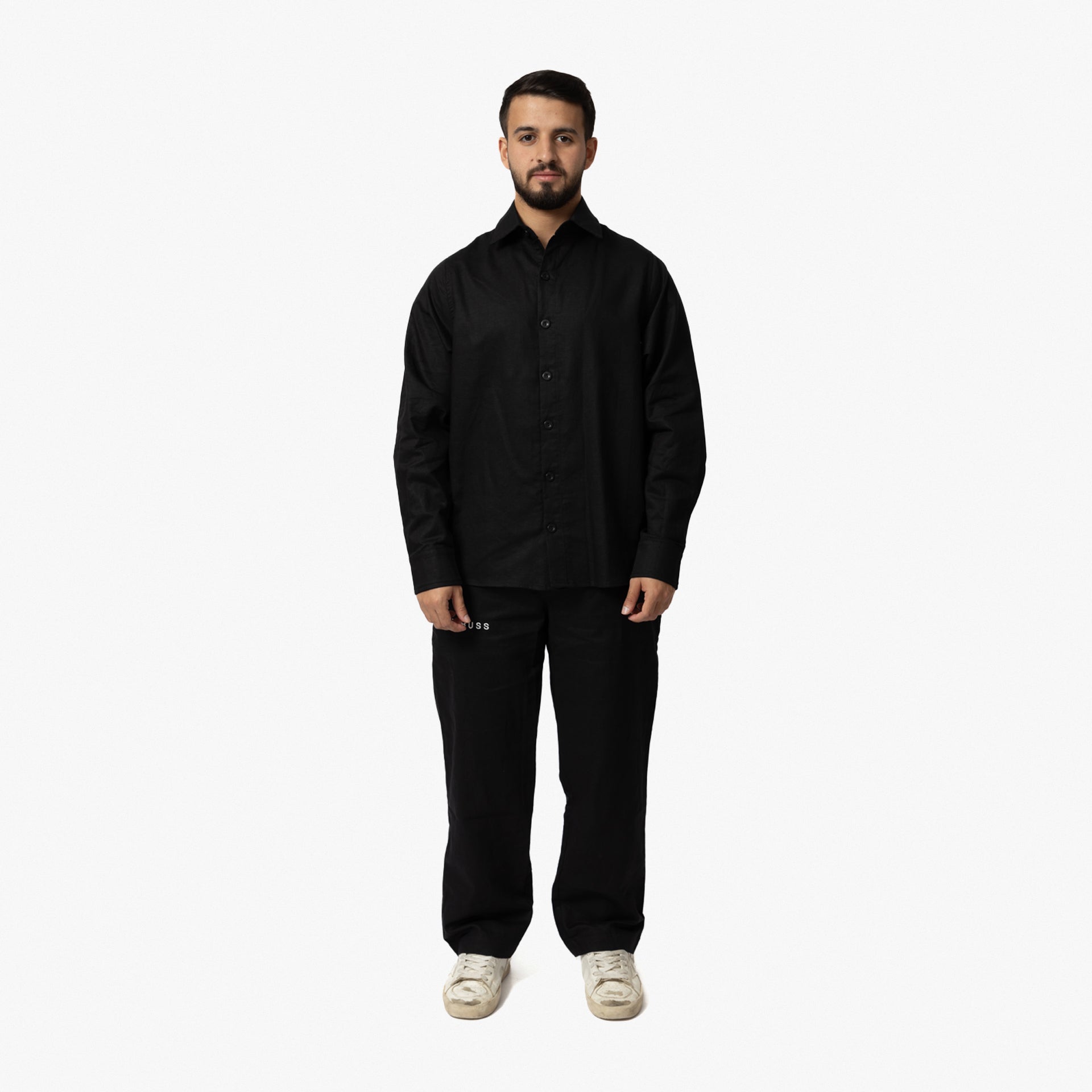 Black Long Sleeve Shirt By Hajruss - WECRE8