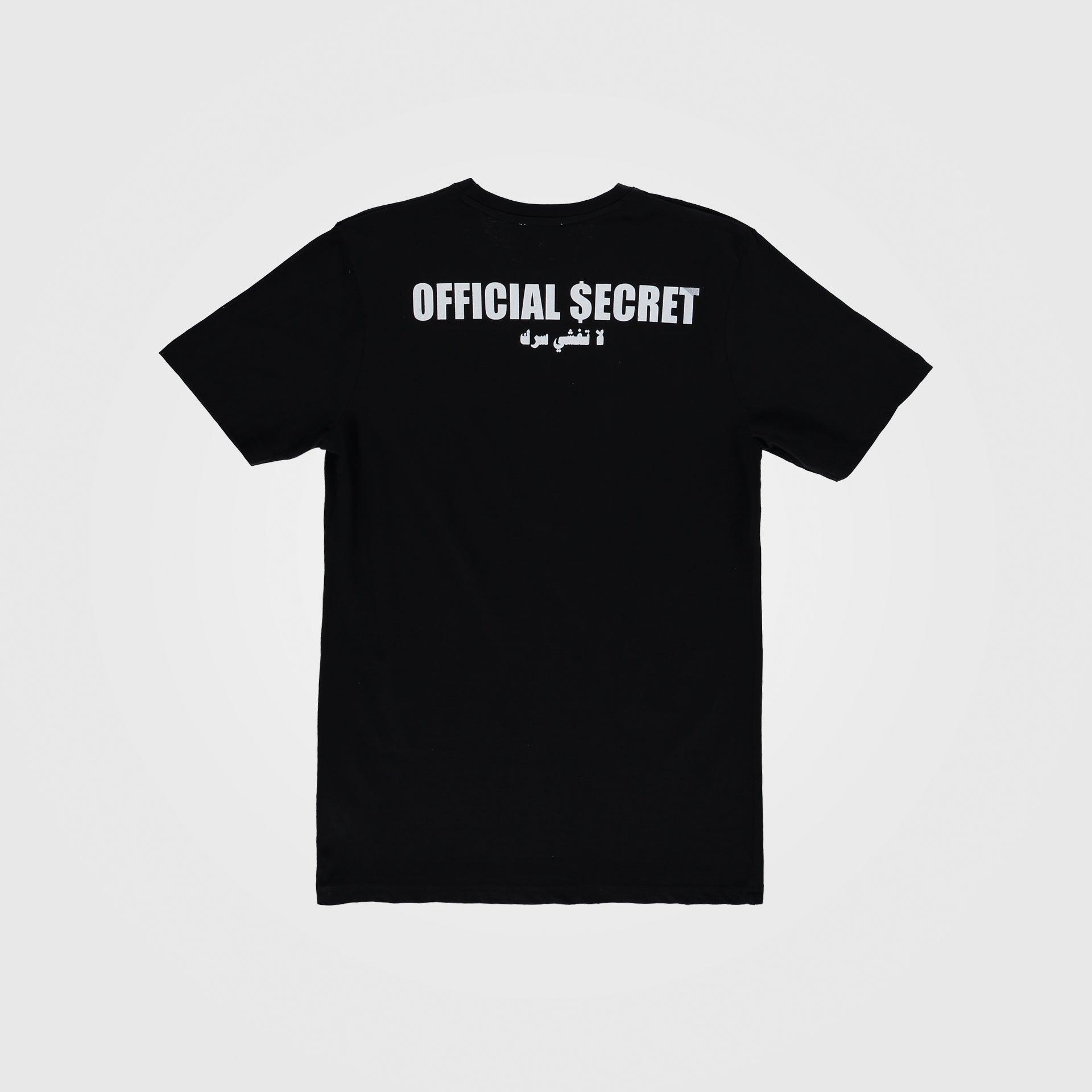 Black Mr. Cash Cotton T-shirt By Official Secret - WECRE8