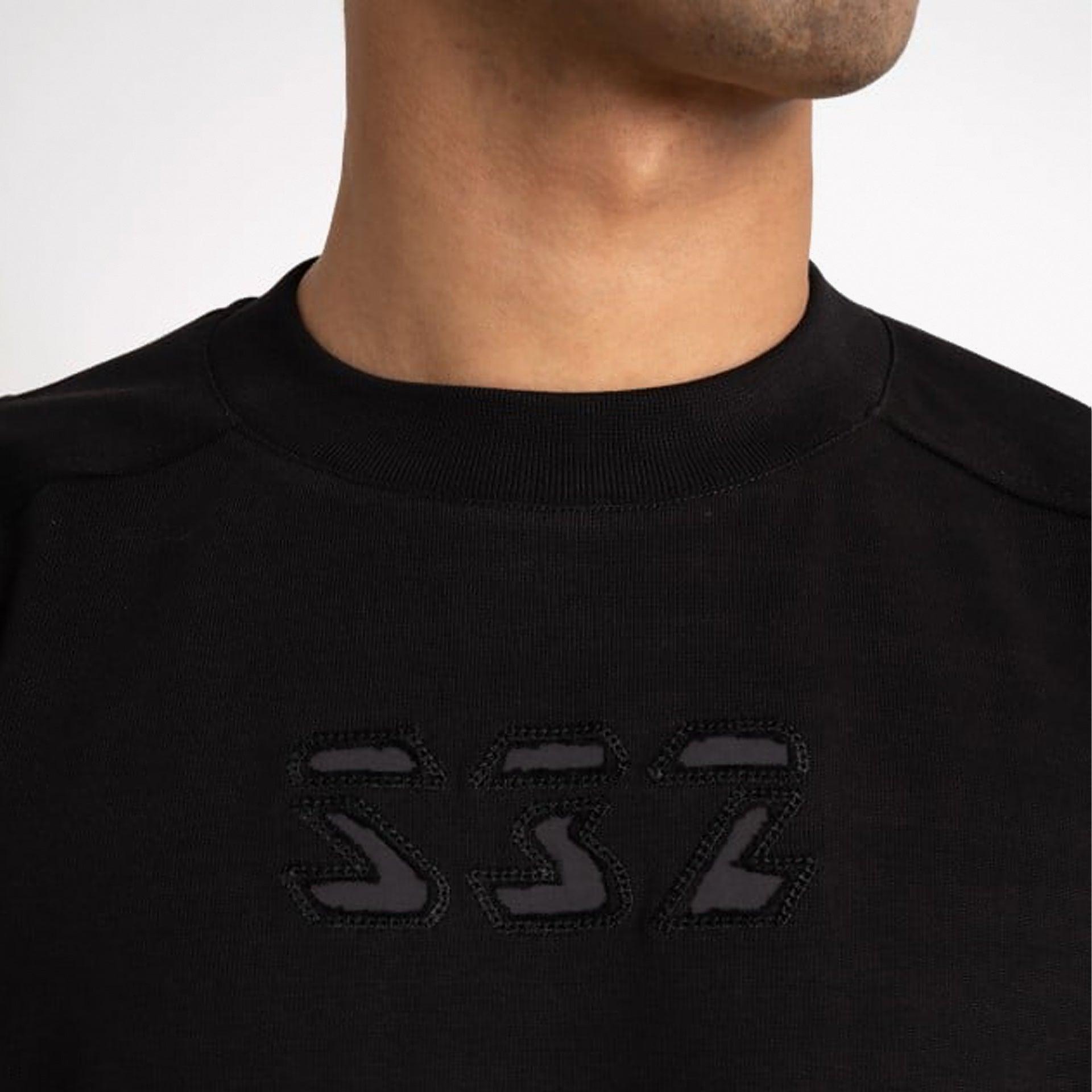 Black Oversize Cotton T-shirt By S32 - WECRE8