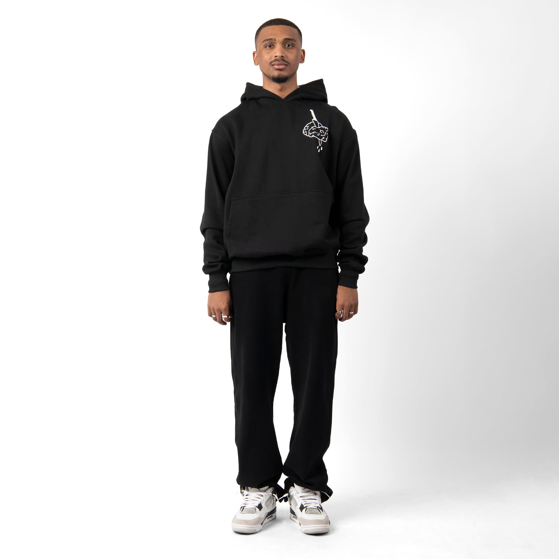 Black Overthinking Hoodie From The Great Tshirt - WECRE8