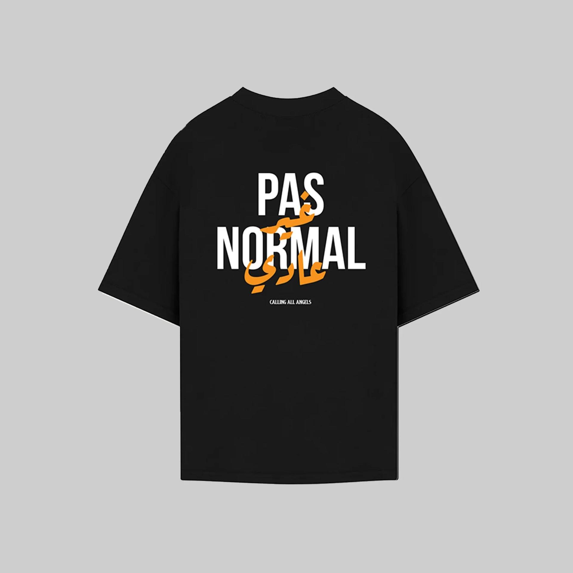 Black Pas Normal T-shirt From Calling All Angels - WECRE8