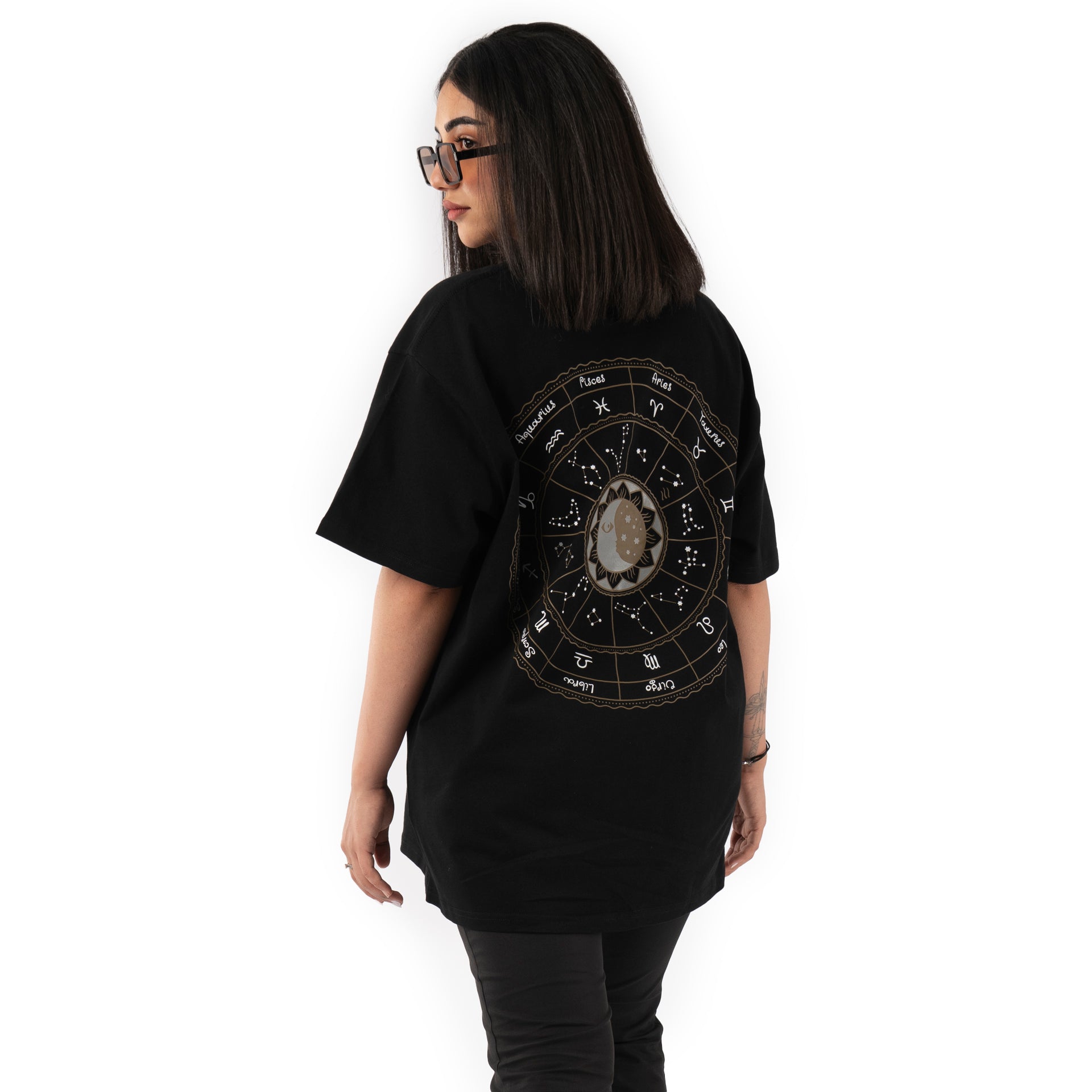 Black Sagittarius T-shirt From Street KSA - WECRE8