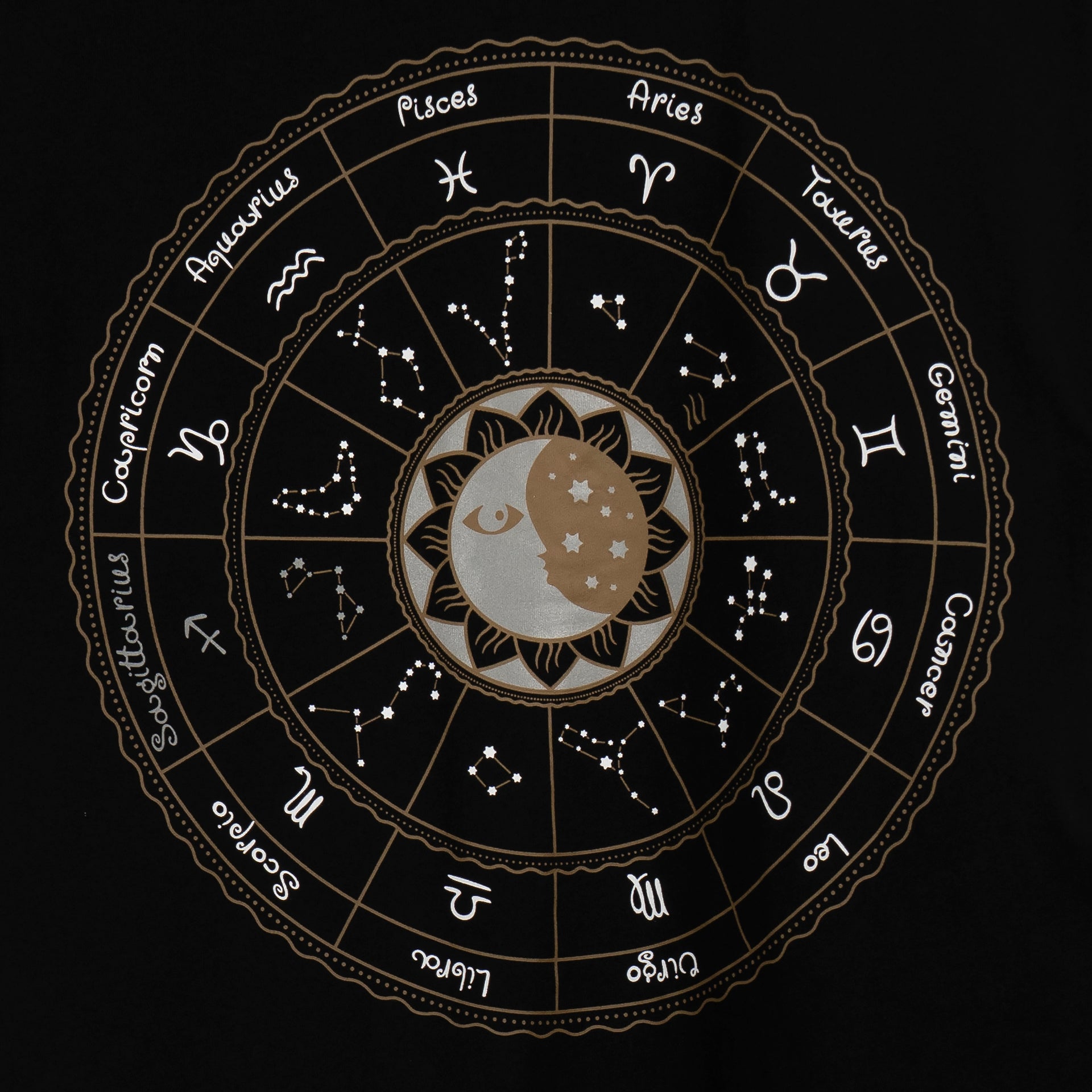 Black Sagittarius T-shirt From Street KSA - WECRE8