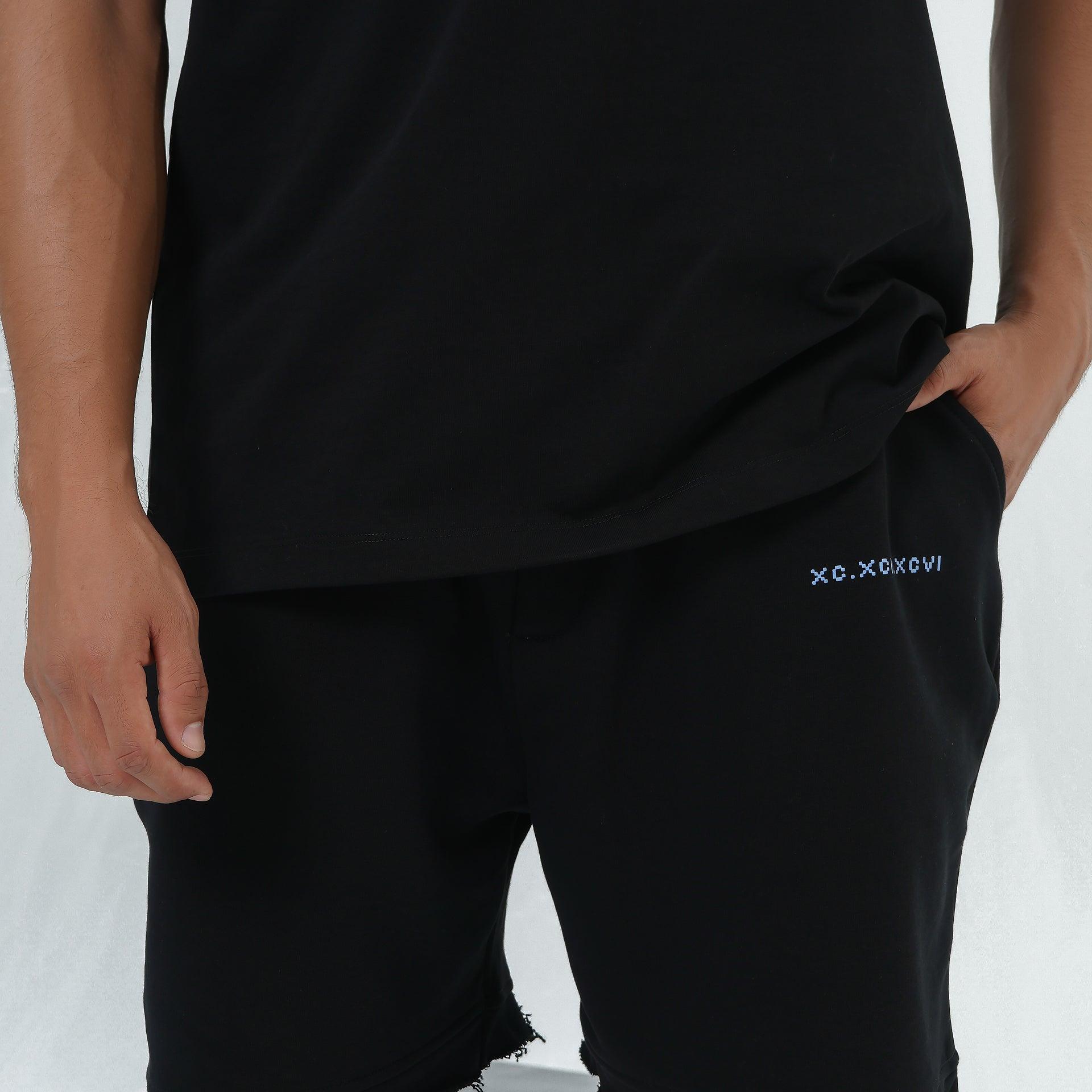 Black Shorts With Front Logo From Unstable - WECRE8