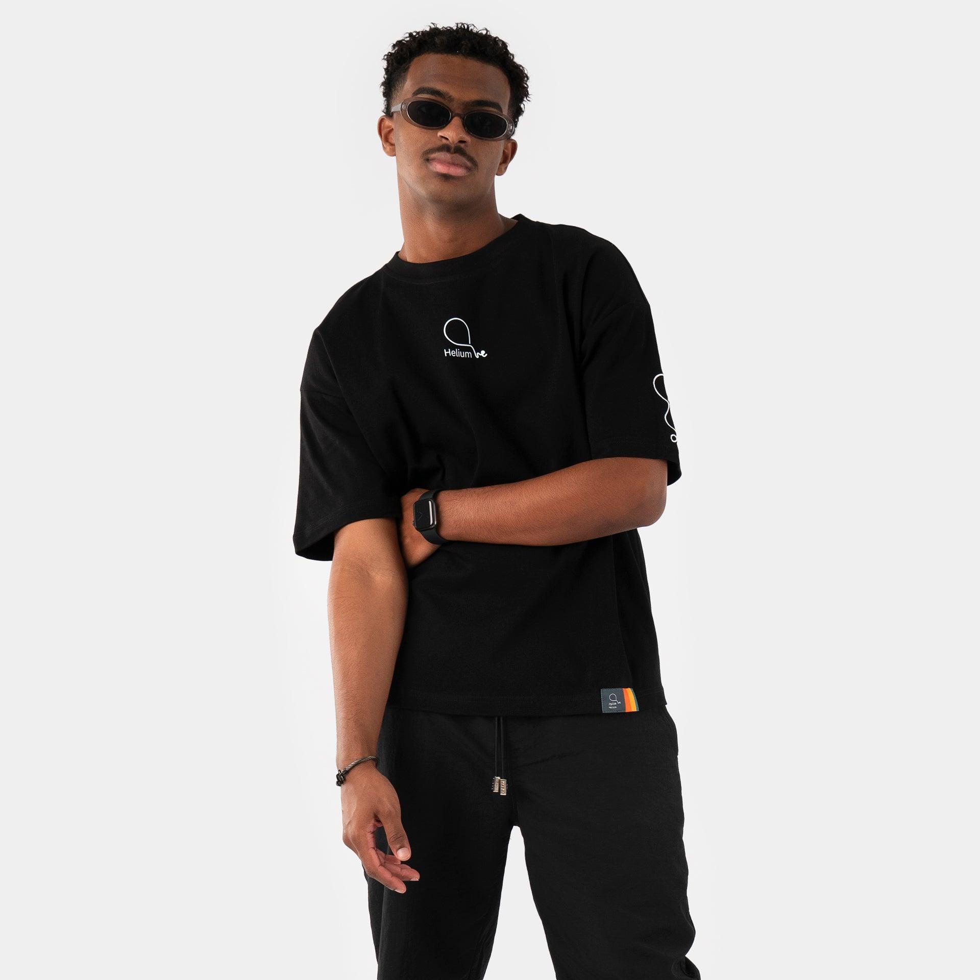 Black T-shirt From Helium - WECRE8