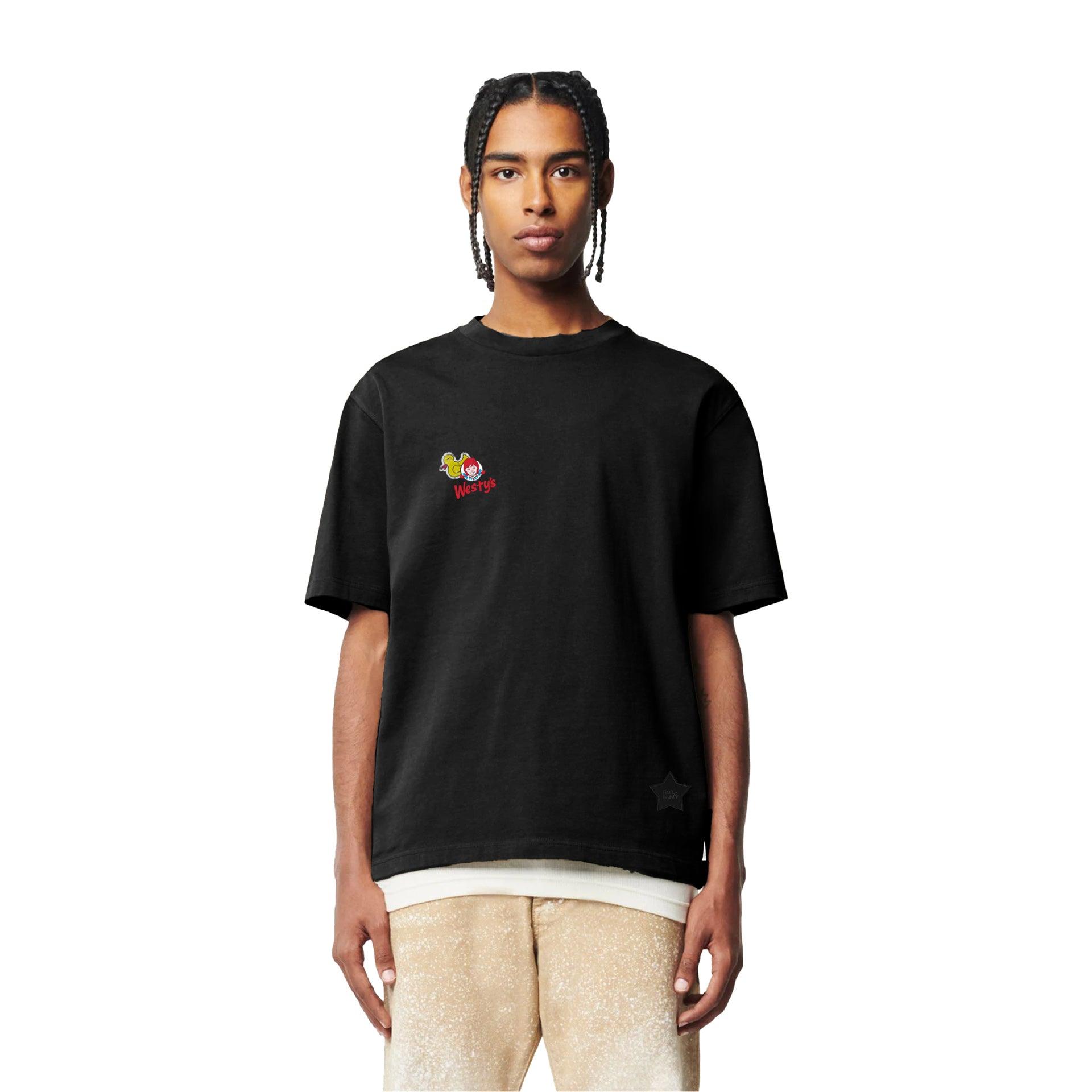 Black T-shirt From I'm West - WECRE8