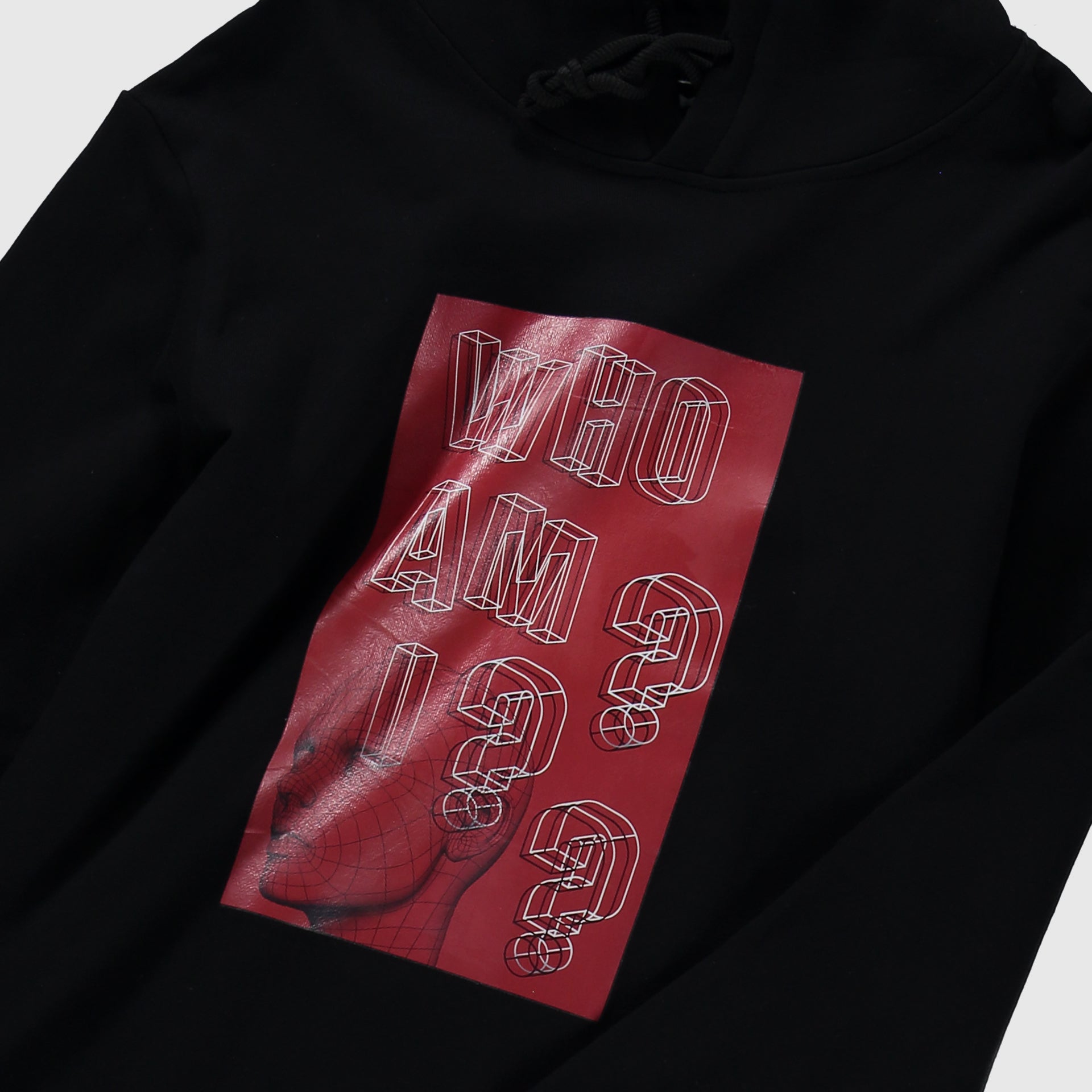 Black Who Am I Hoodie From MJ Store - WECRE8