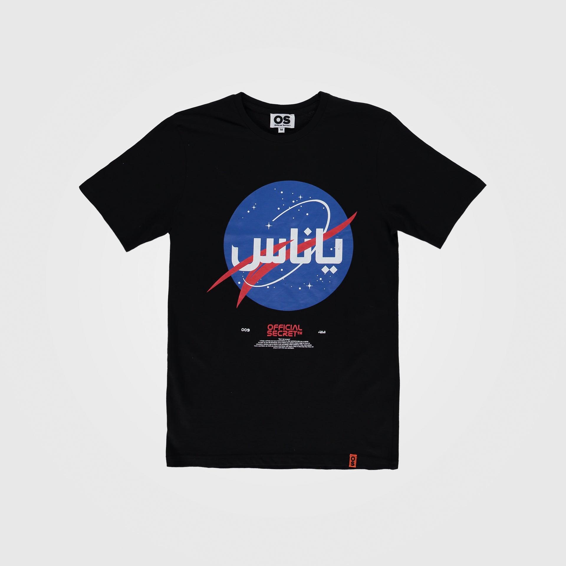 Black Yanas 100% Cotton T-Shirt From Official Secret - WECRE8