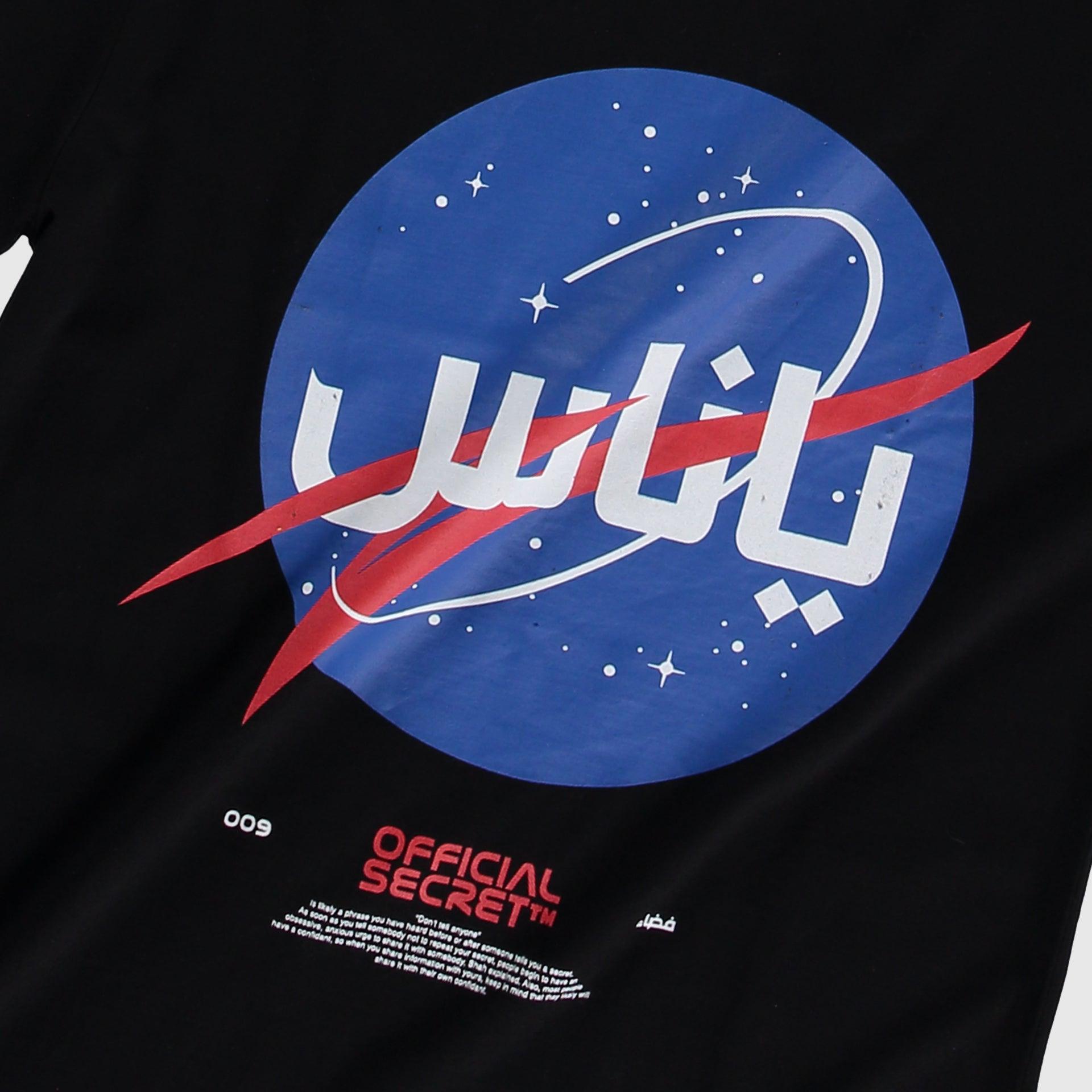 Black Yanas 100% Cotton T-Shirt From Official Secret - WECRE8