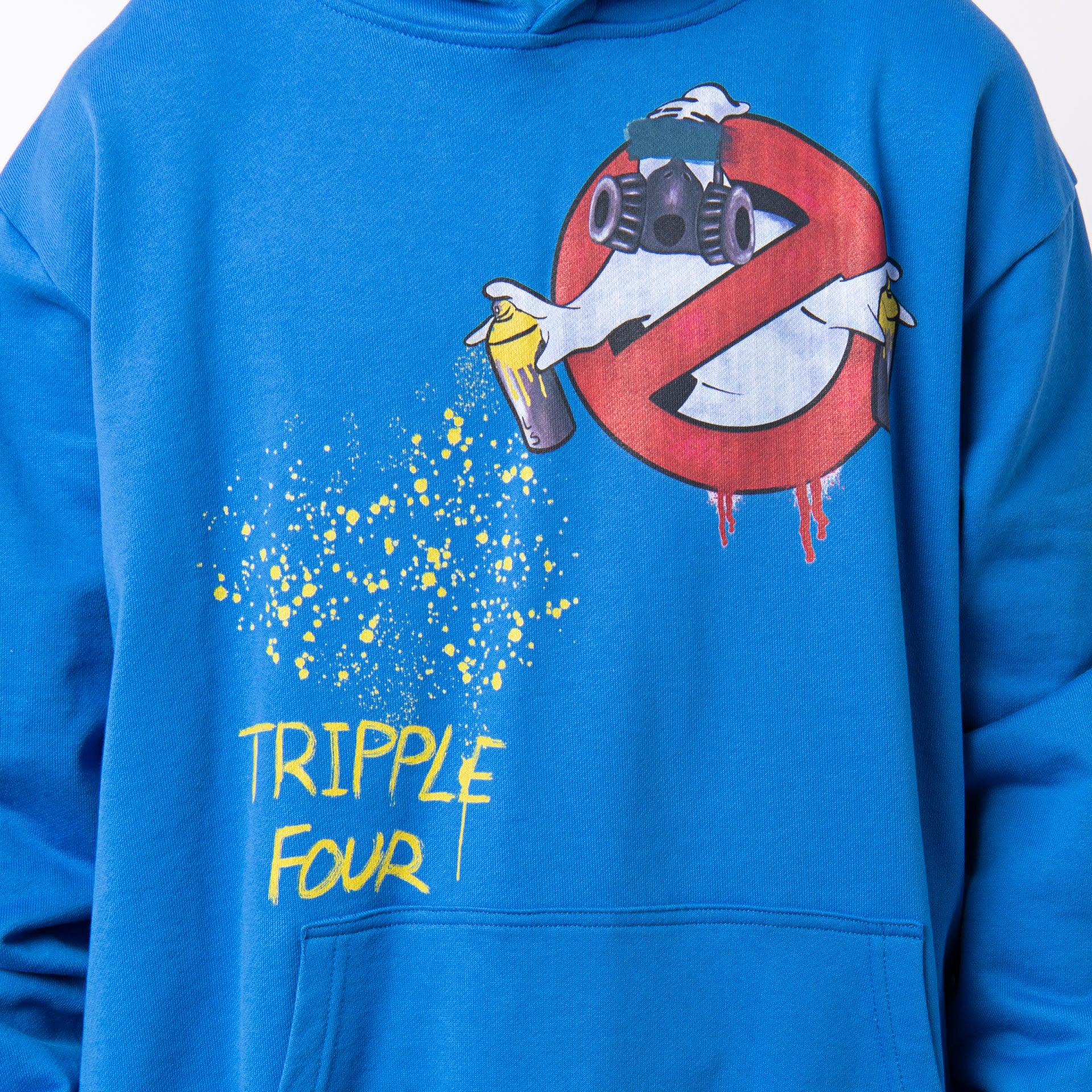 Blue Hoodie From Triple Four - WECRE8
