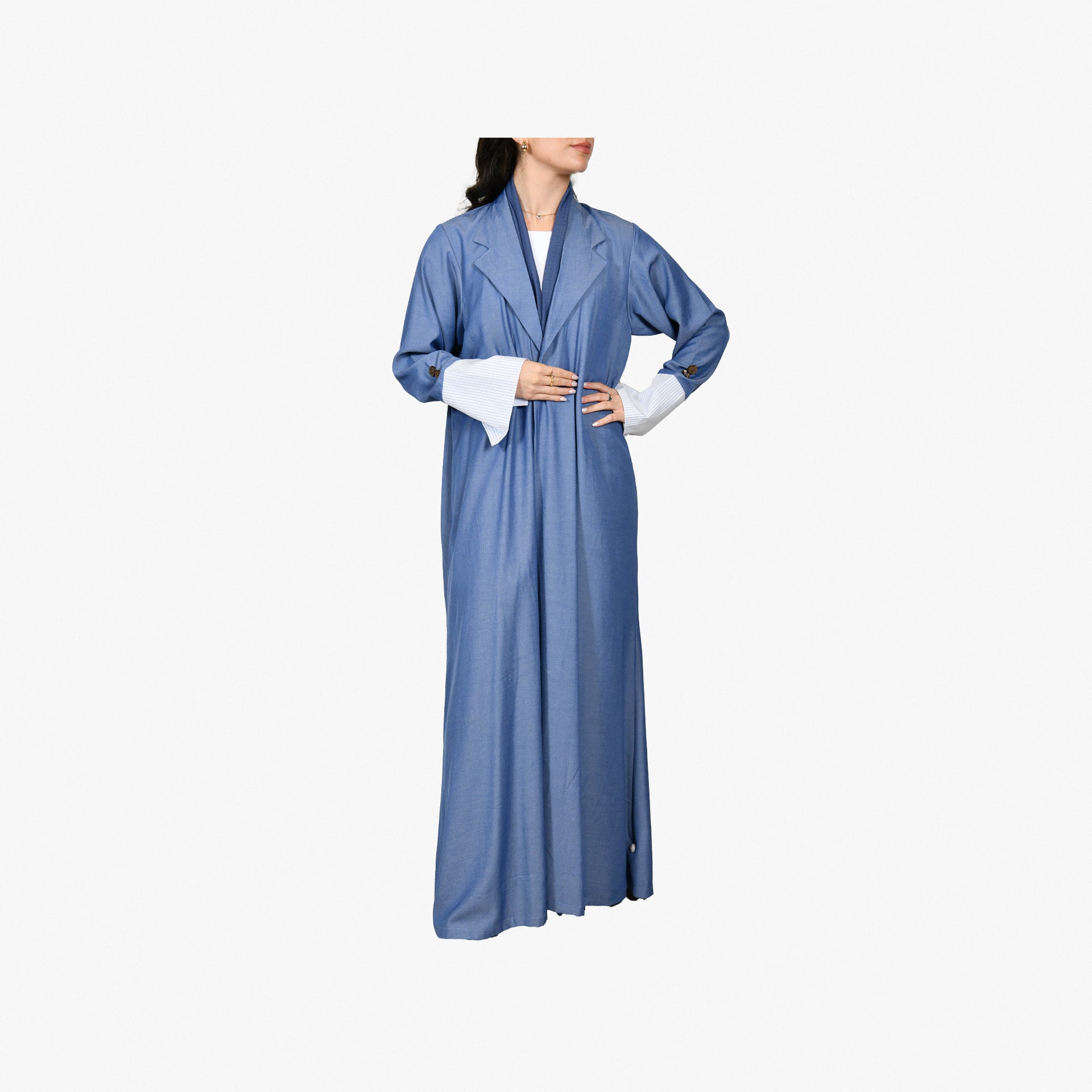 Blue Jeans Abaya From Darzah - WECRE8