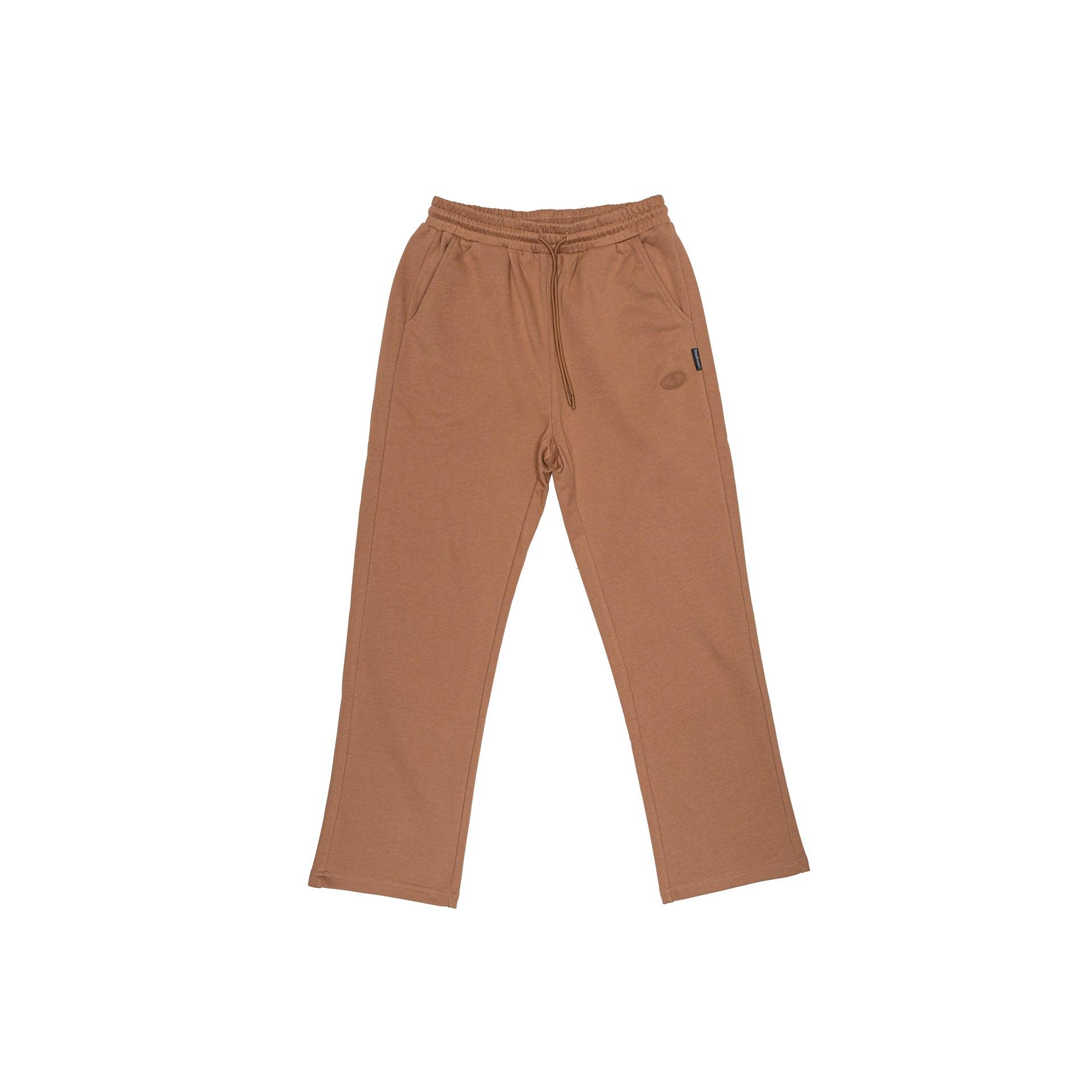 Brown Cotton Sweatpants by Brandtionary - WECRE8