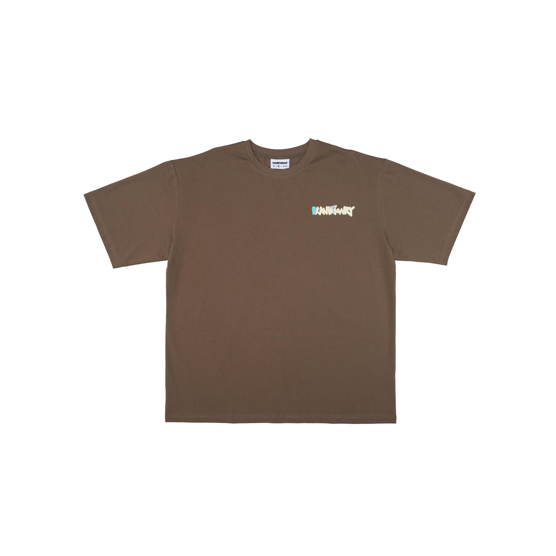 Brown T-shirt "BRANDTIONARY" by Brandtionary - WECRE8