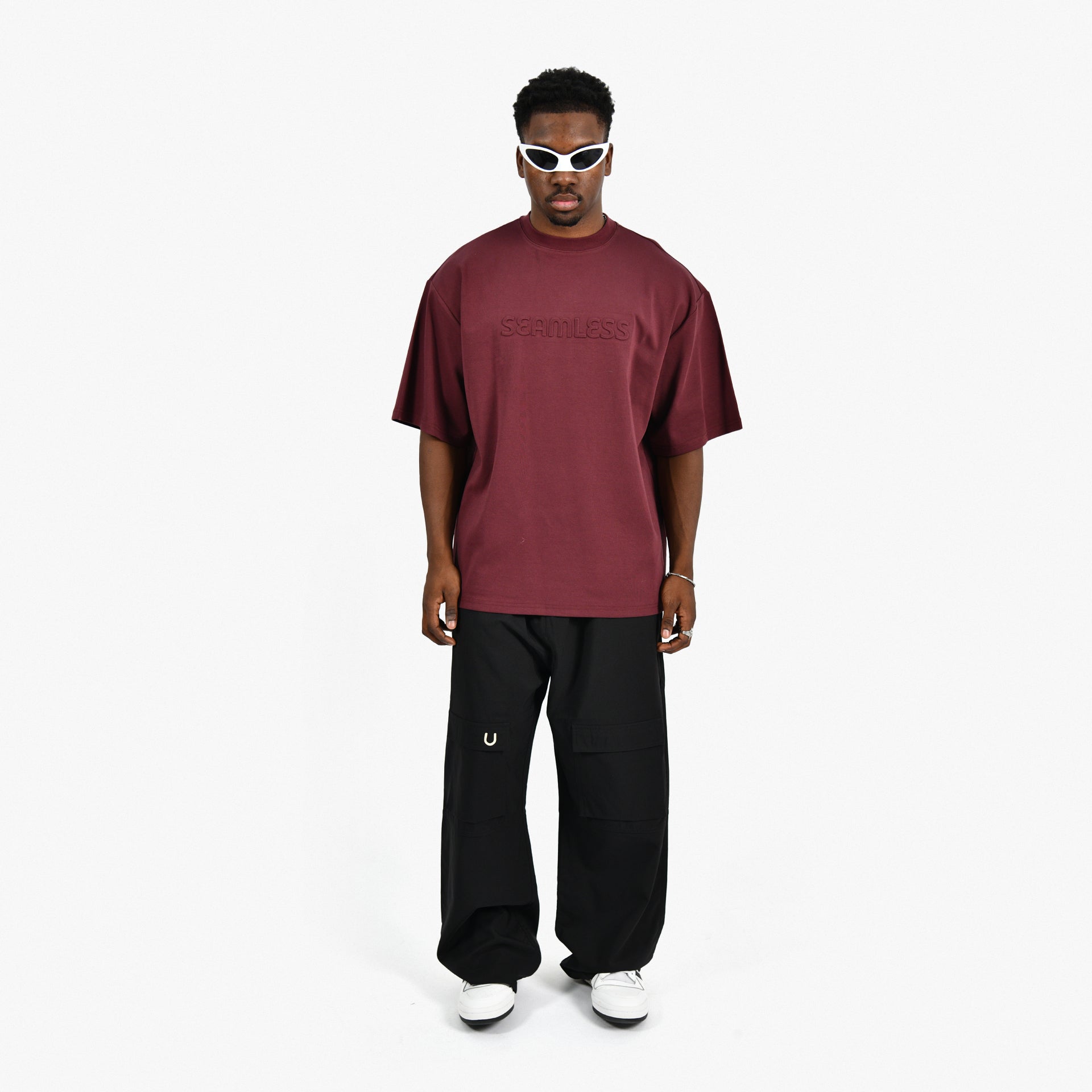 Burgundy Seamless T-shirt From Unisi - WECRE8