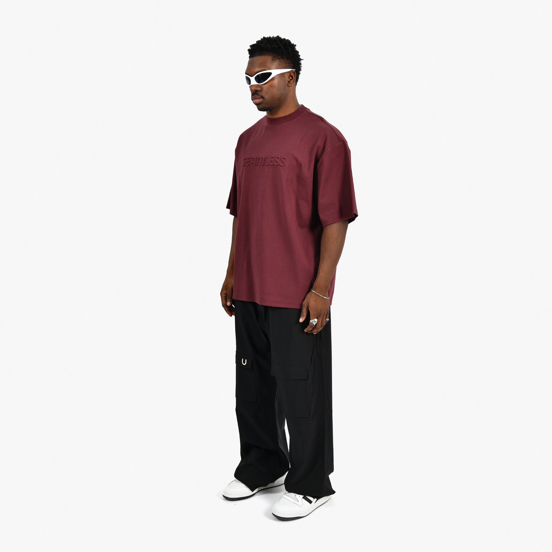 Burgundy Seamless T-shirt From Unisi - WECRE8