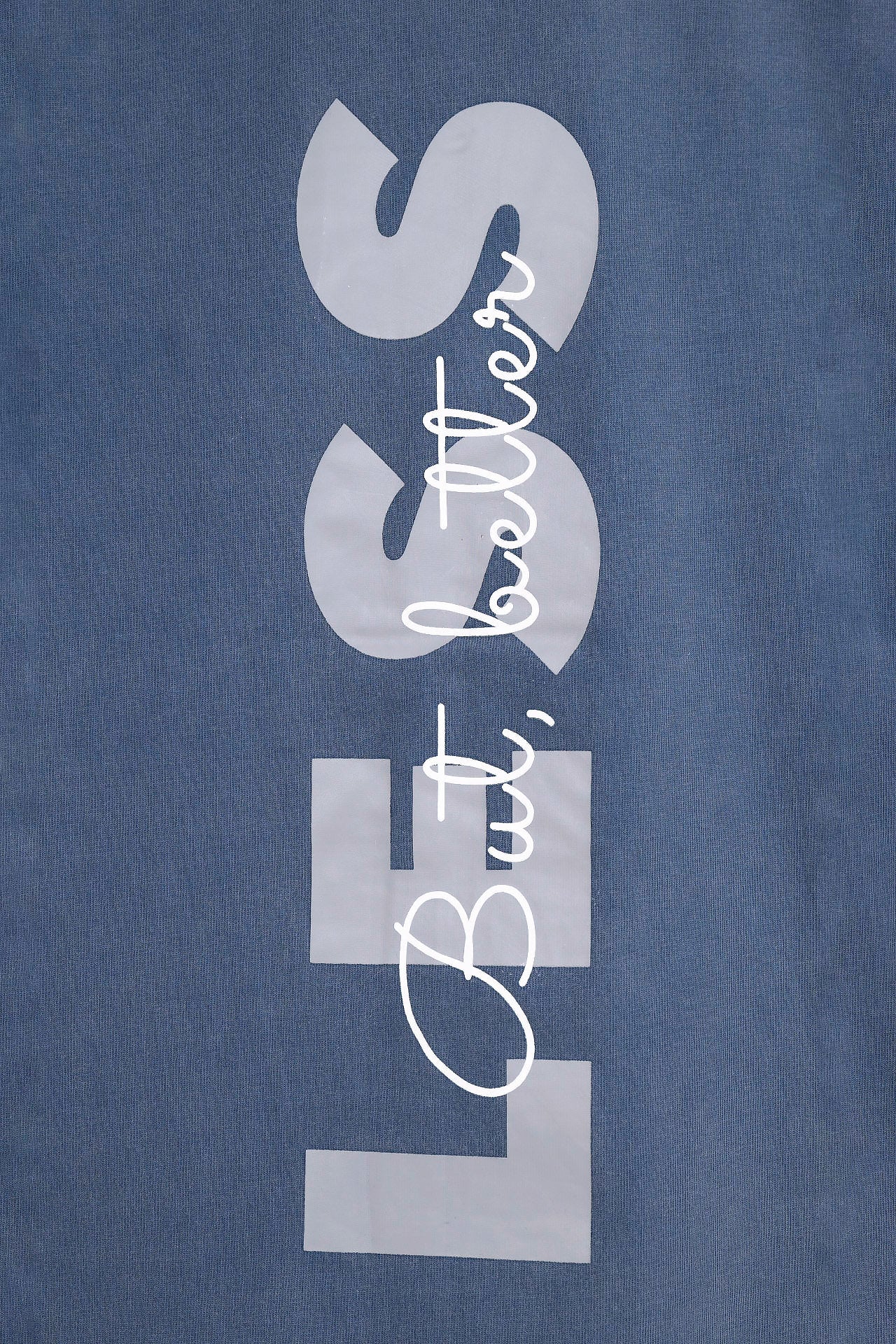 تي شيرت Cornflower Blue Less But Better من Z Brand