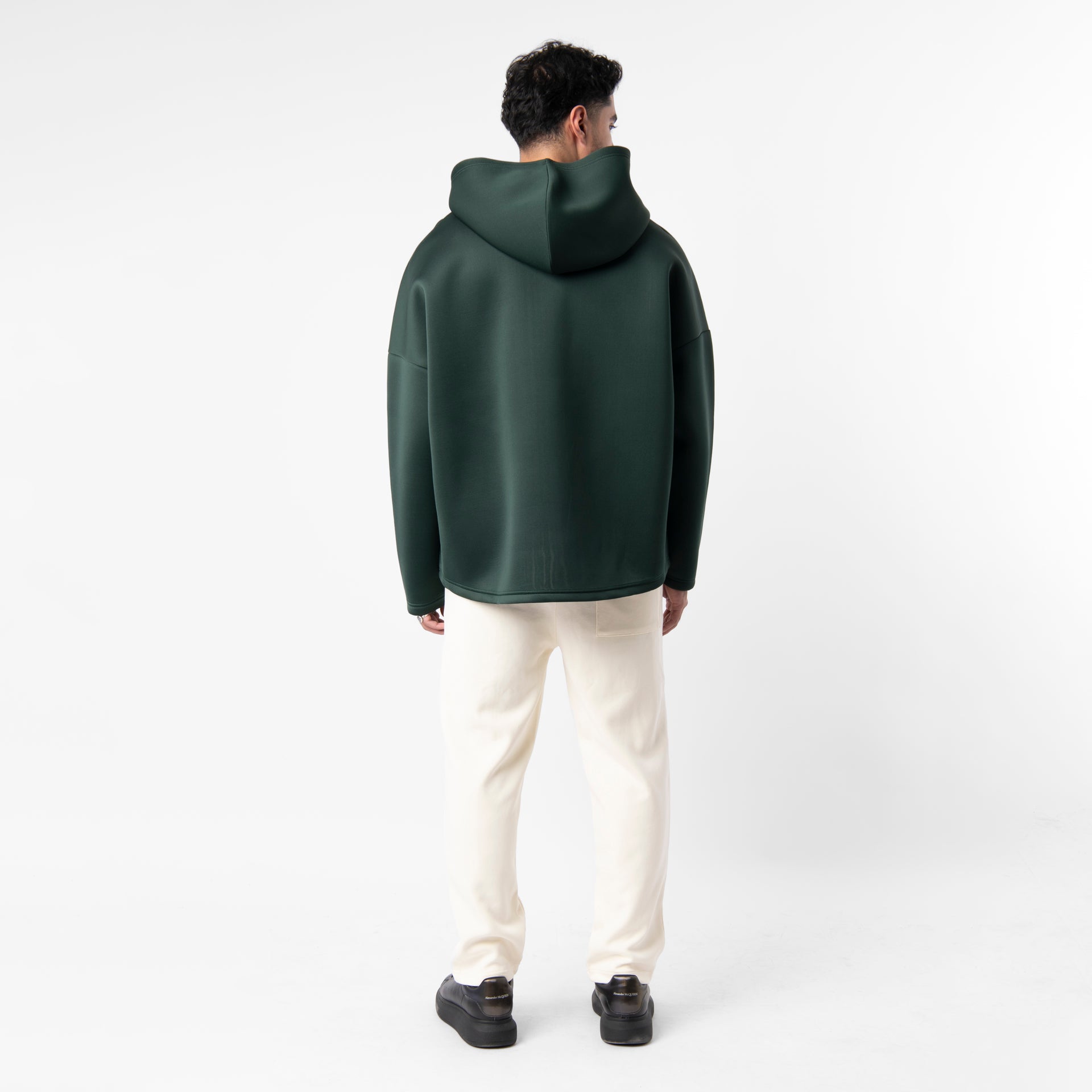 Dark Green Spring Oversize Hoodie From The Palm - WECRE8