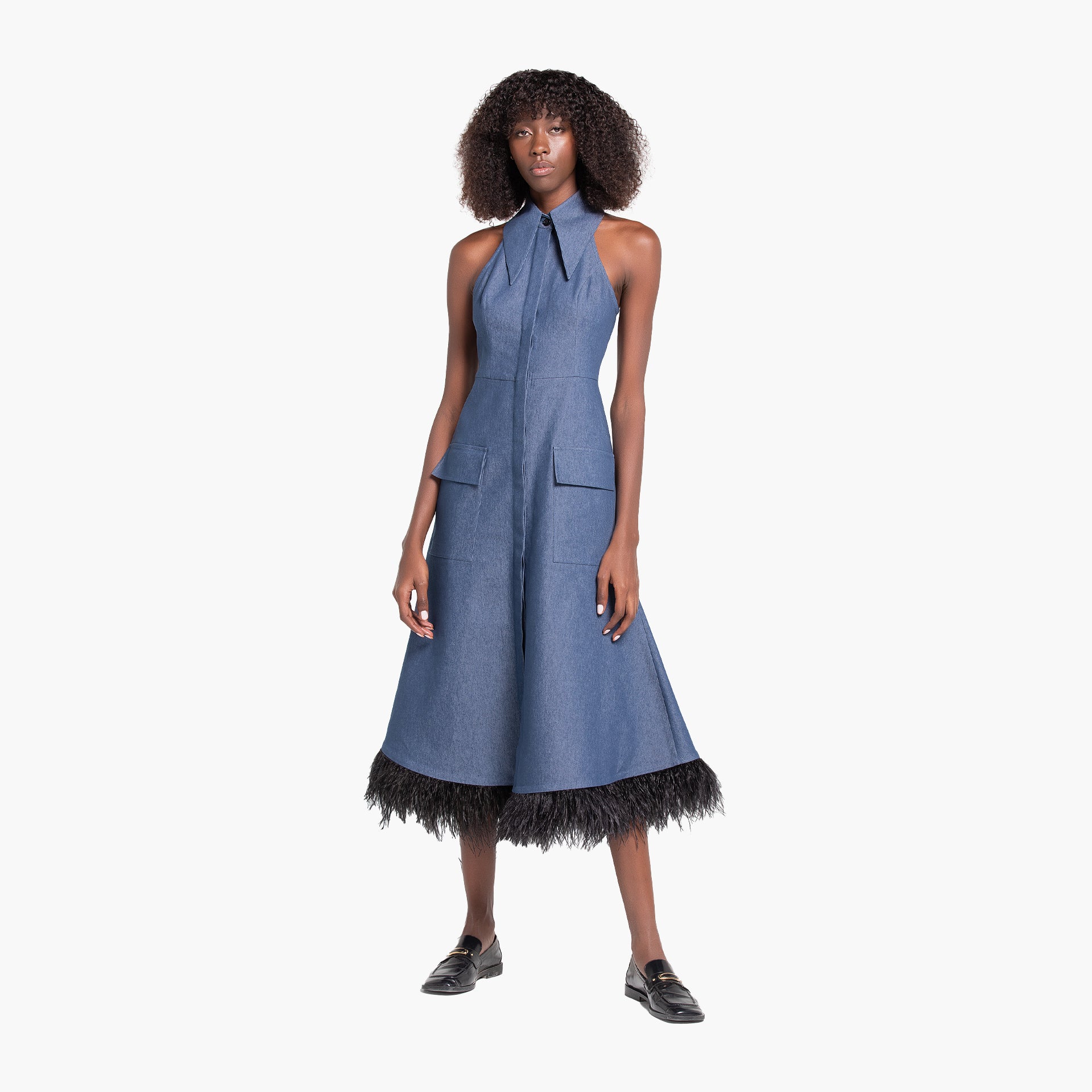 Classic Denim Dress by Lili Blanc